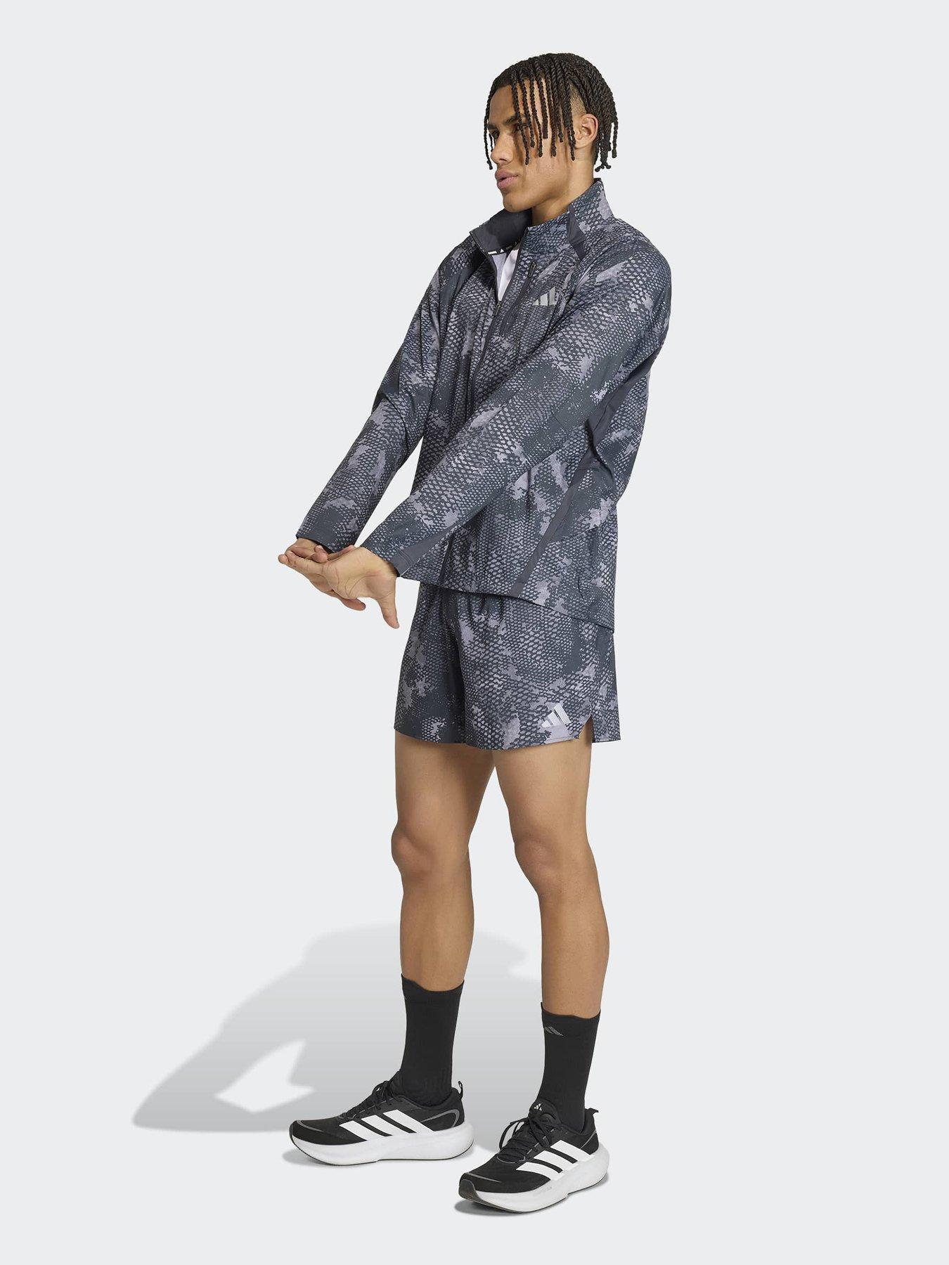 Image 3 of 6 of adidas Mens Running Animal Pack Shorts - Grey