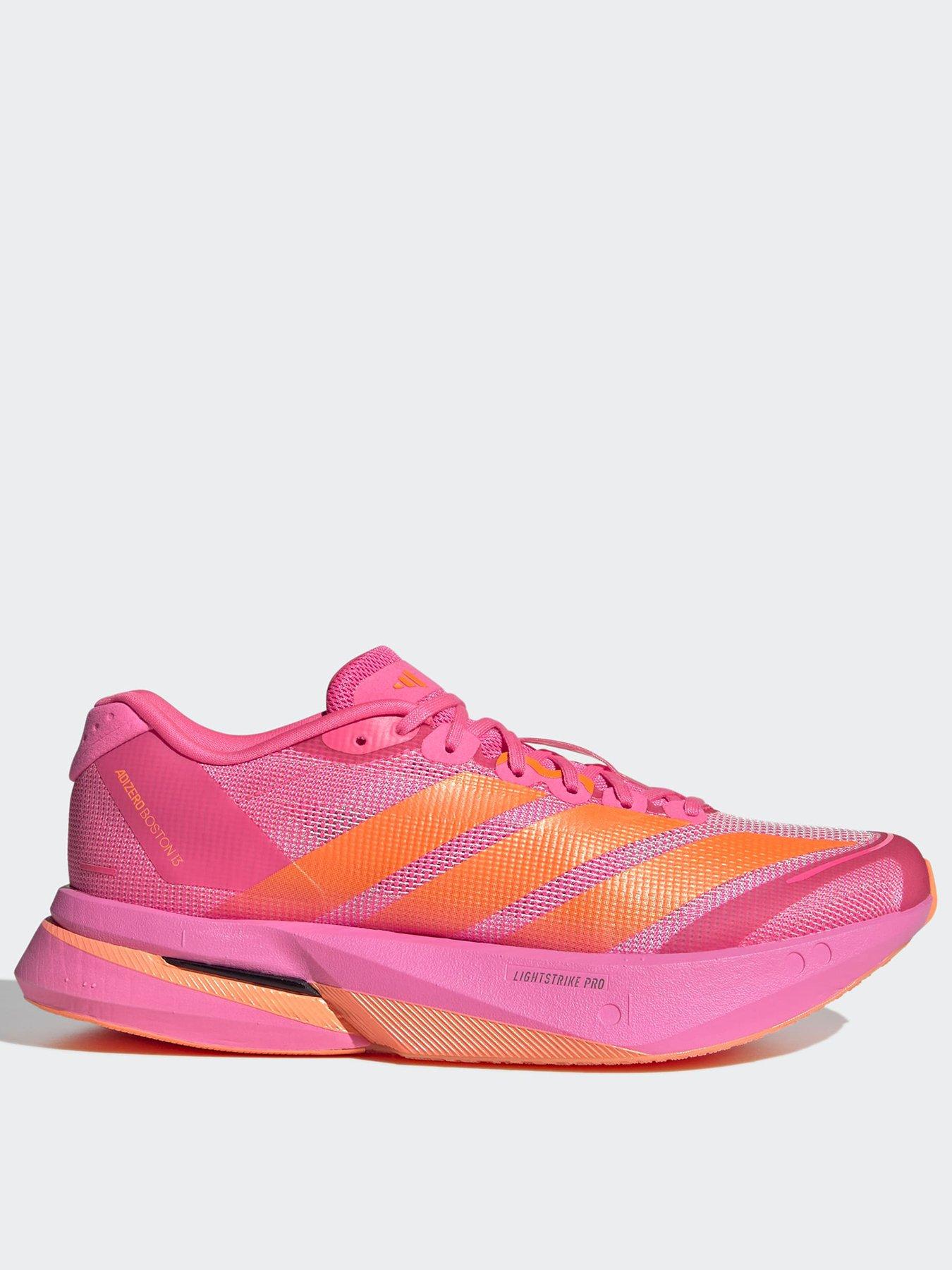 adidas Womens Running Adizero Boston 13 Trainer - Pink