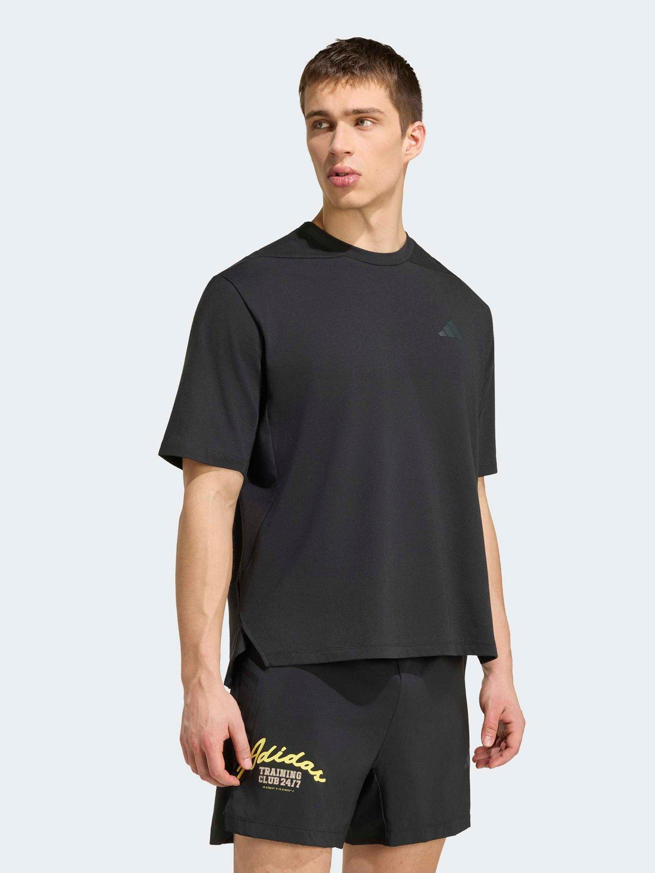 Image 1 of 5 of adidas Men's PrimeLift Essentials Workout Graphic T-Shirt - Black
