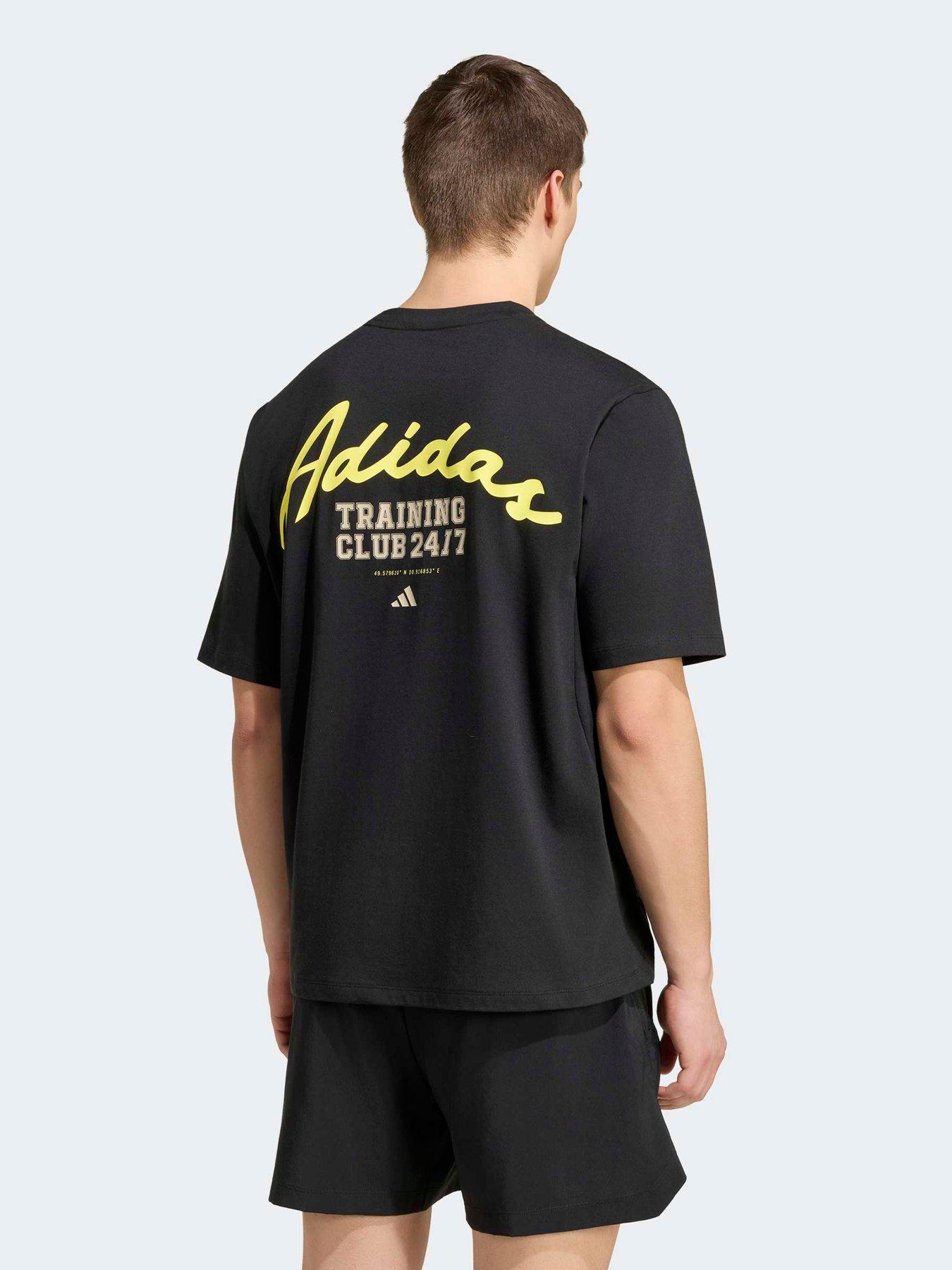 Image 2 of 5 of adidas Men's PrimeLift Essentials Workout Graphic T-Shirt - Black