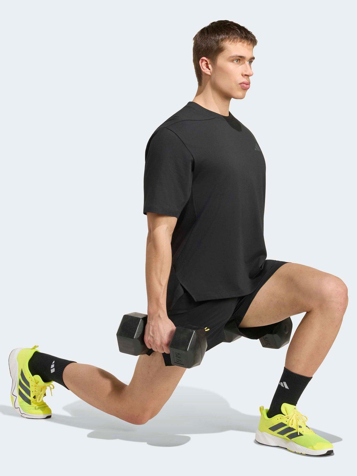 Image 3 of 5 of adidas Men's PrimeLift Essentials Workout Graphic T-Shirt - Black