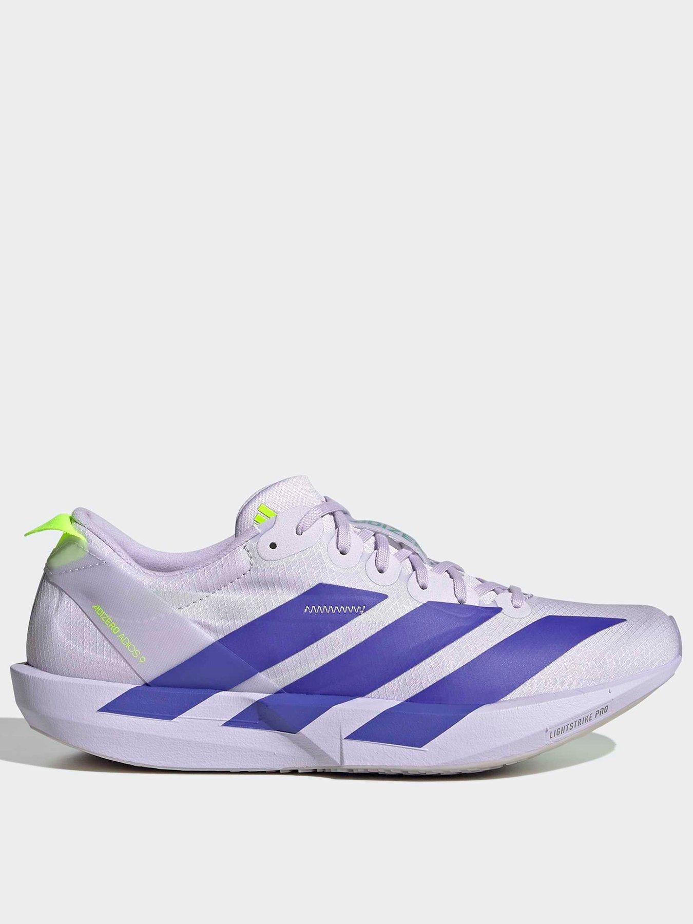 adidas Womens Running Adizero Adios 9 Trainer - Purple