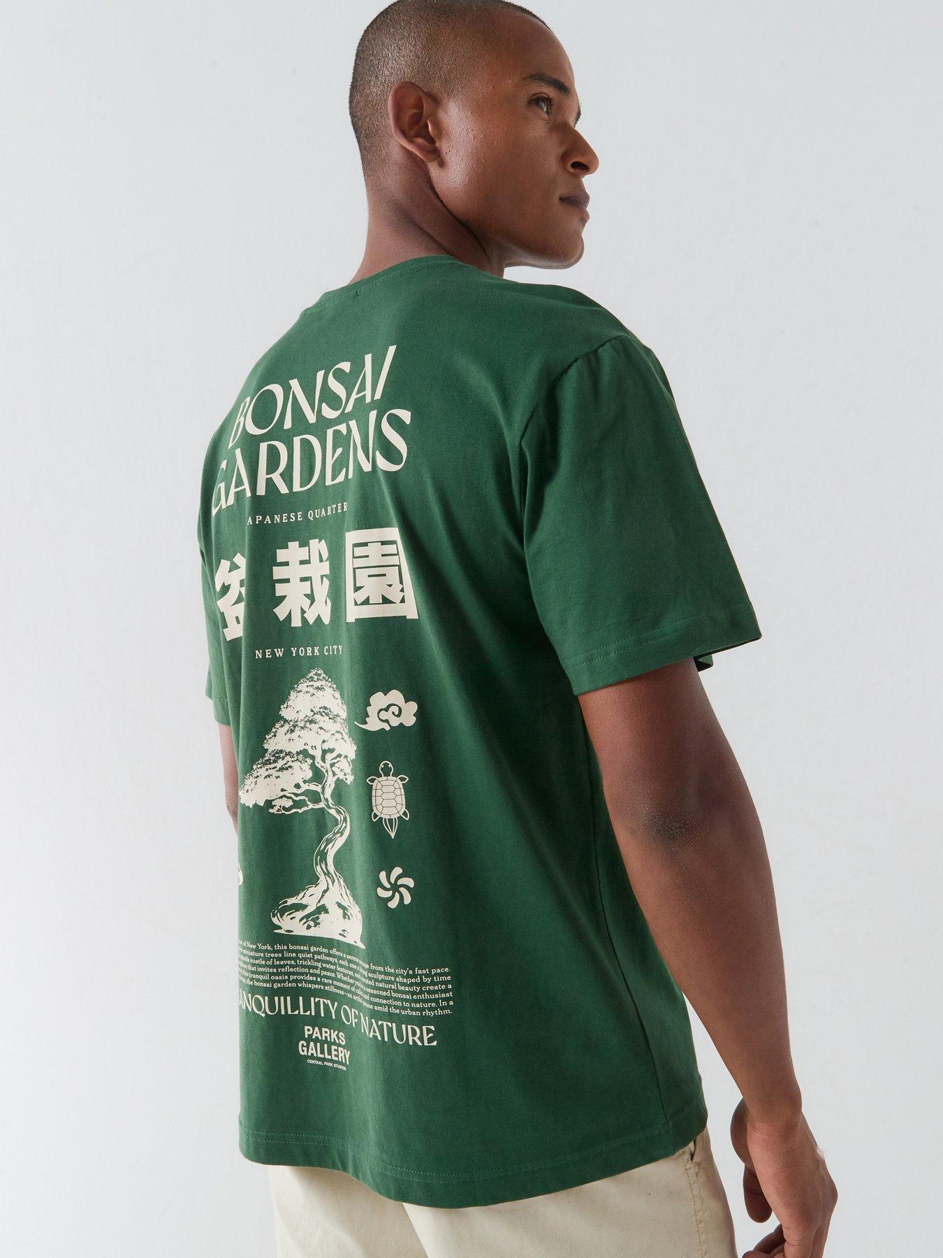 ONLY & SONS Axel Bonsai Graphic T-Shirt - Black