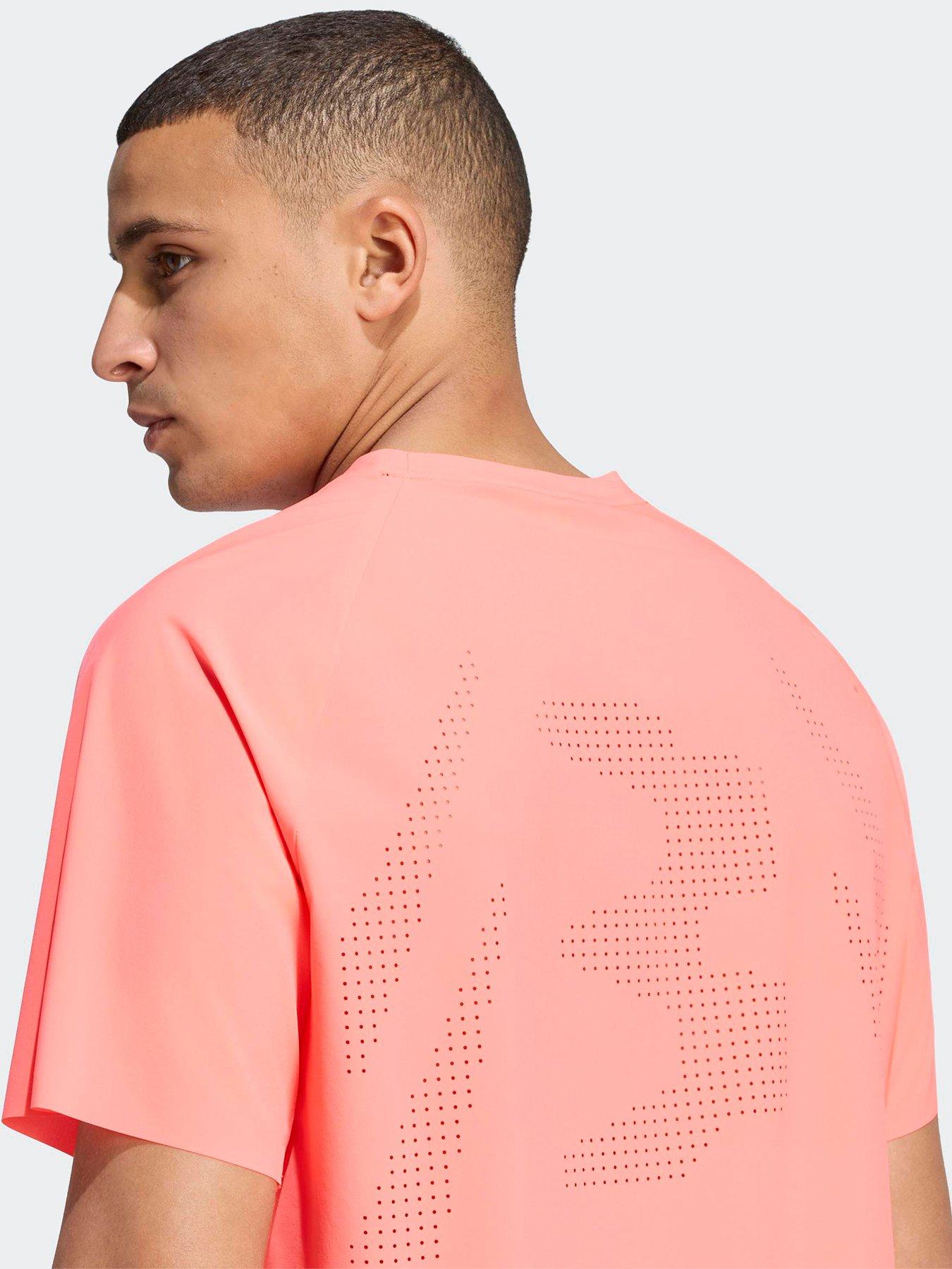 Image 5 of 5 of adidas Mens Running Adi365 Climacool T-shirt - Pink