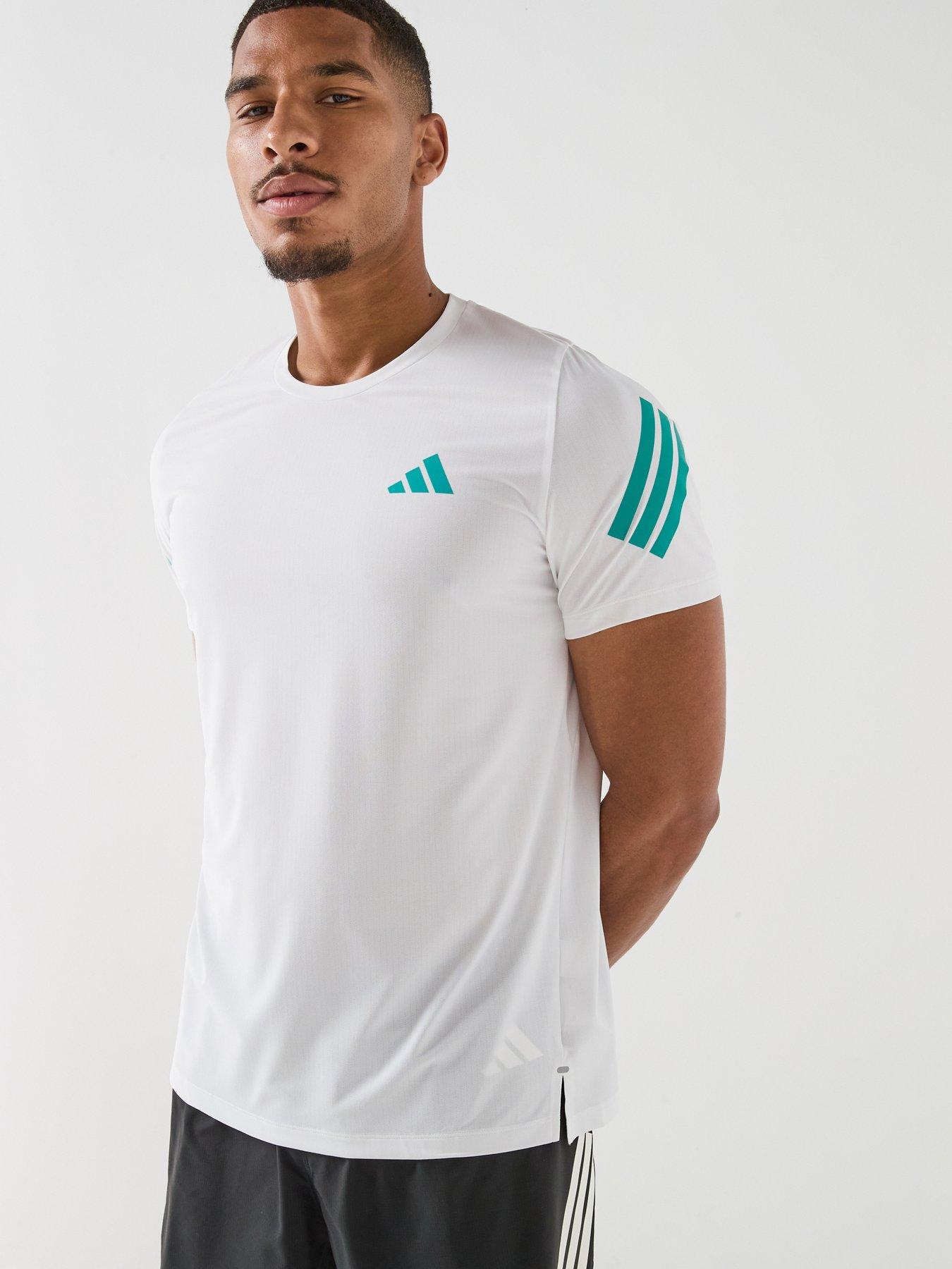 Image 1 of 6 of adidas Men's adi365 CLIMACOOL Running T-Shirt - White