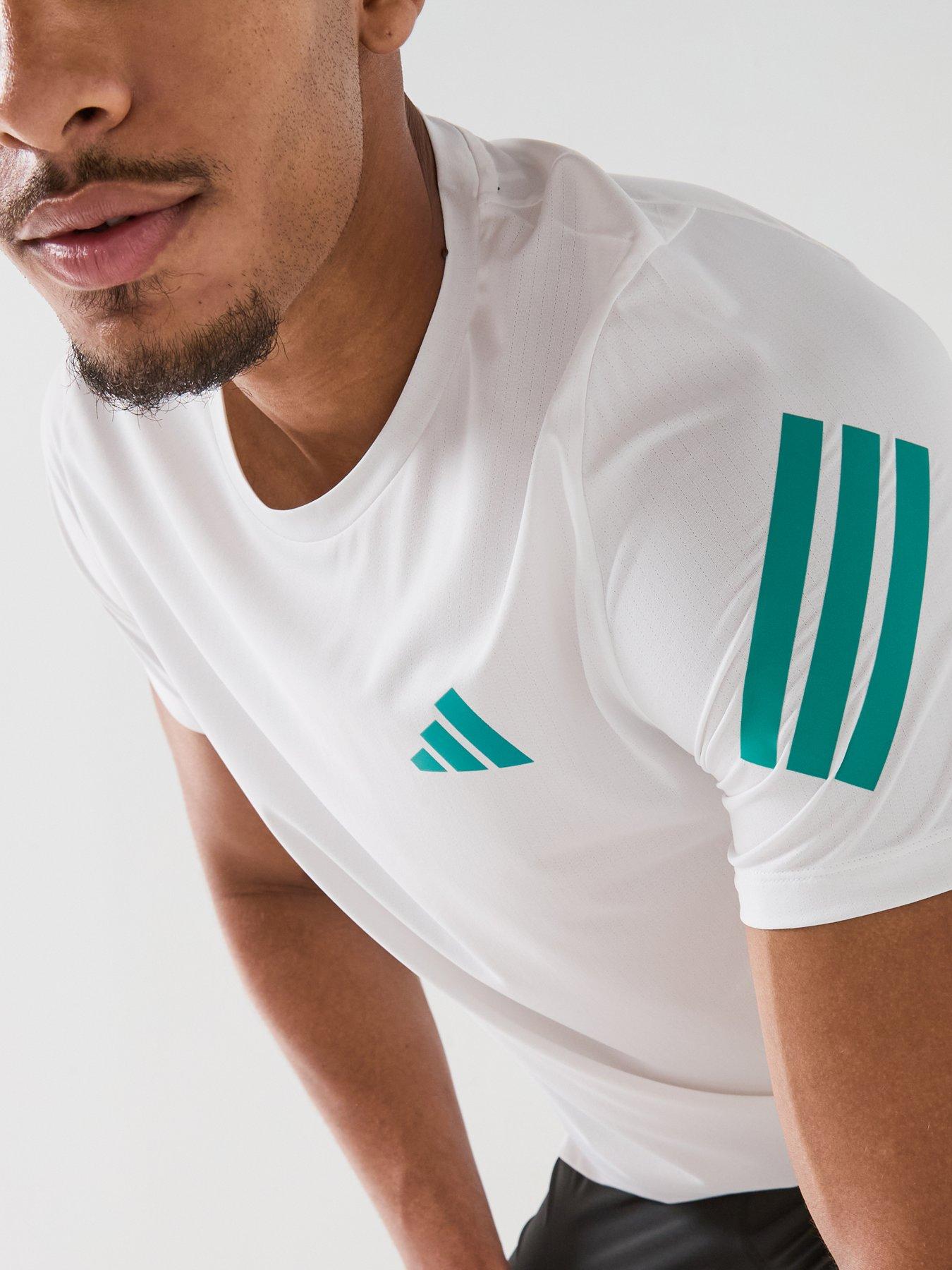 Image 4 of 6 of adidas Men's adi365 CLIMACOOL Running T-Shirt - White