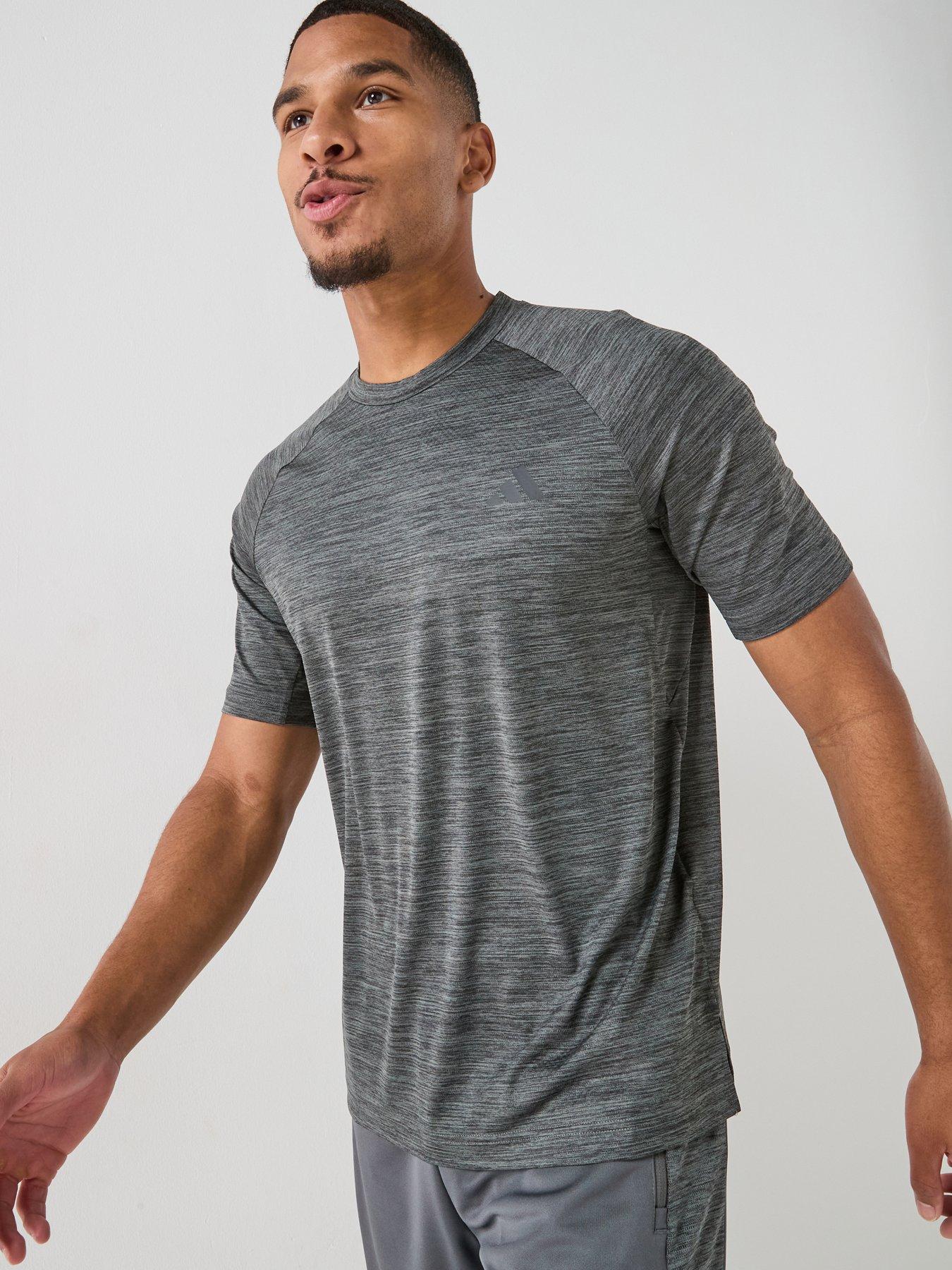 Image 1 of 6 of adidas Mens Training Workout Essentials T-shirt - Black