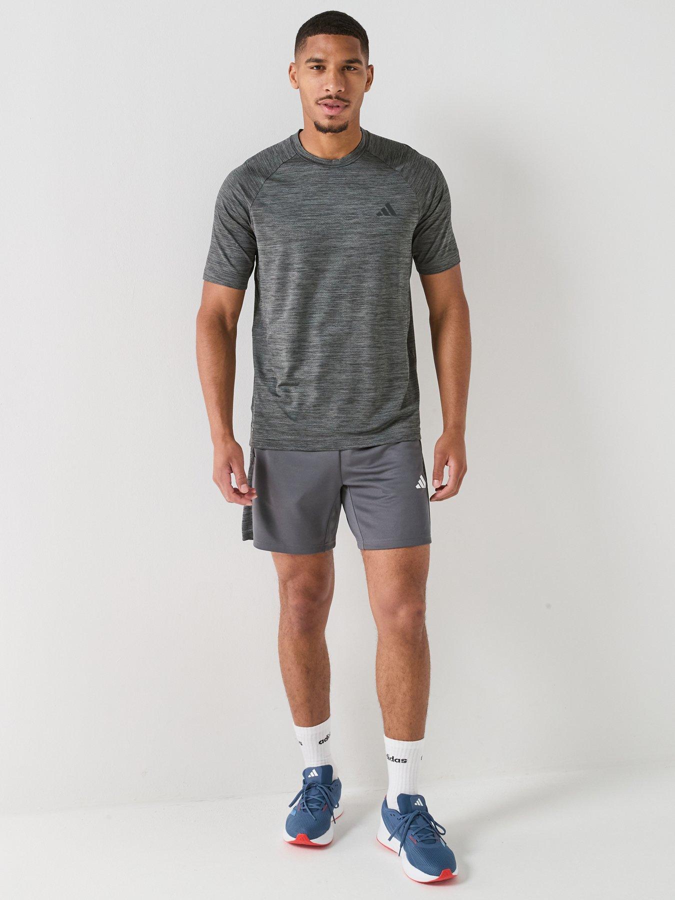 Image 3 of 6 of adidas Mens Training Workout Essentials T-shirt - Black