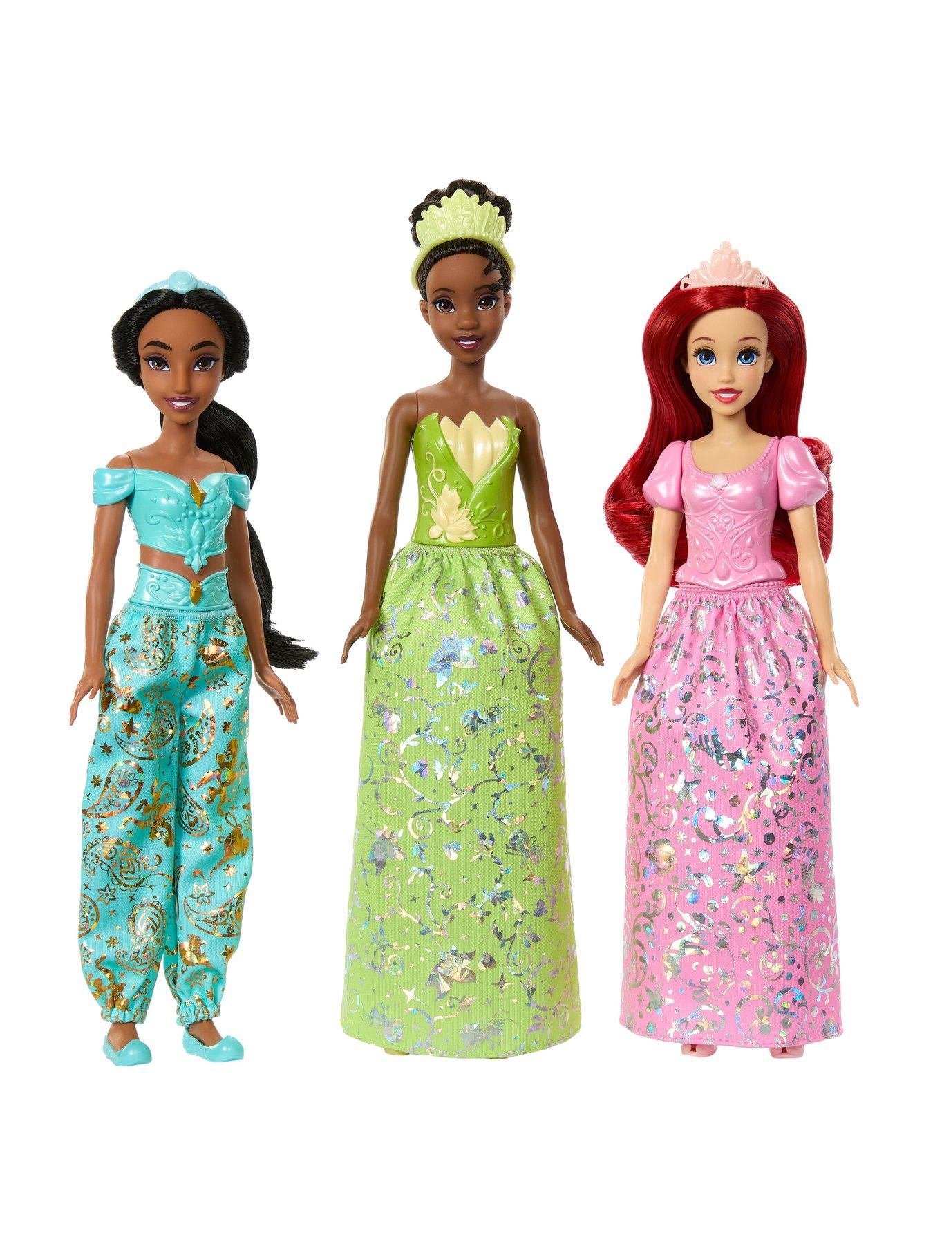 Image 3 of 7 of Disney Princess Story Sparkle Princess Doll 7-Pack Gift Set