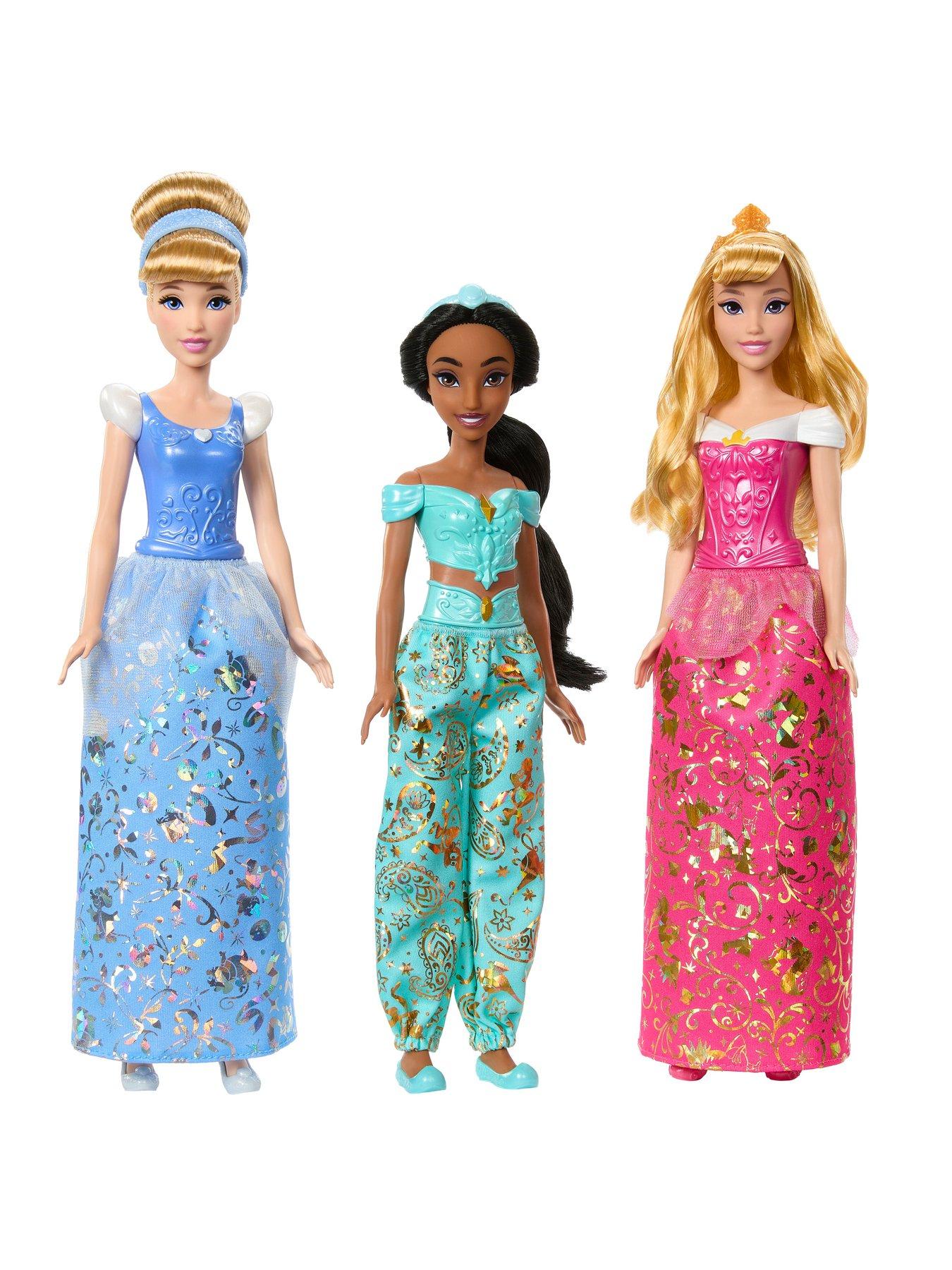 Image 4 of 7 of Disney Princess Story Sparkle Princess Doll 7-Pack Gift Set