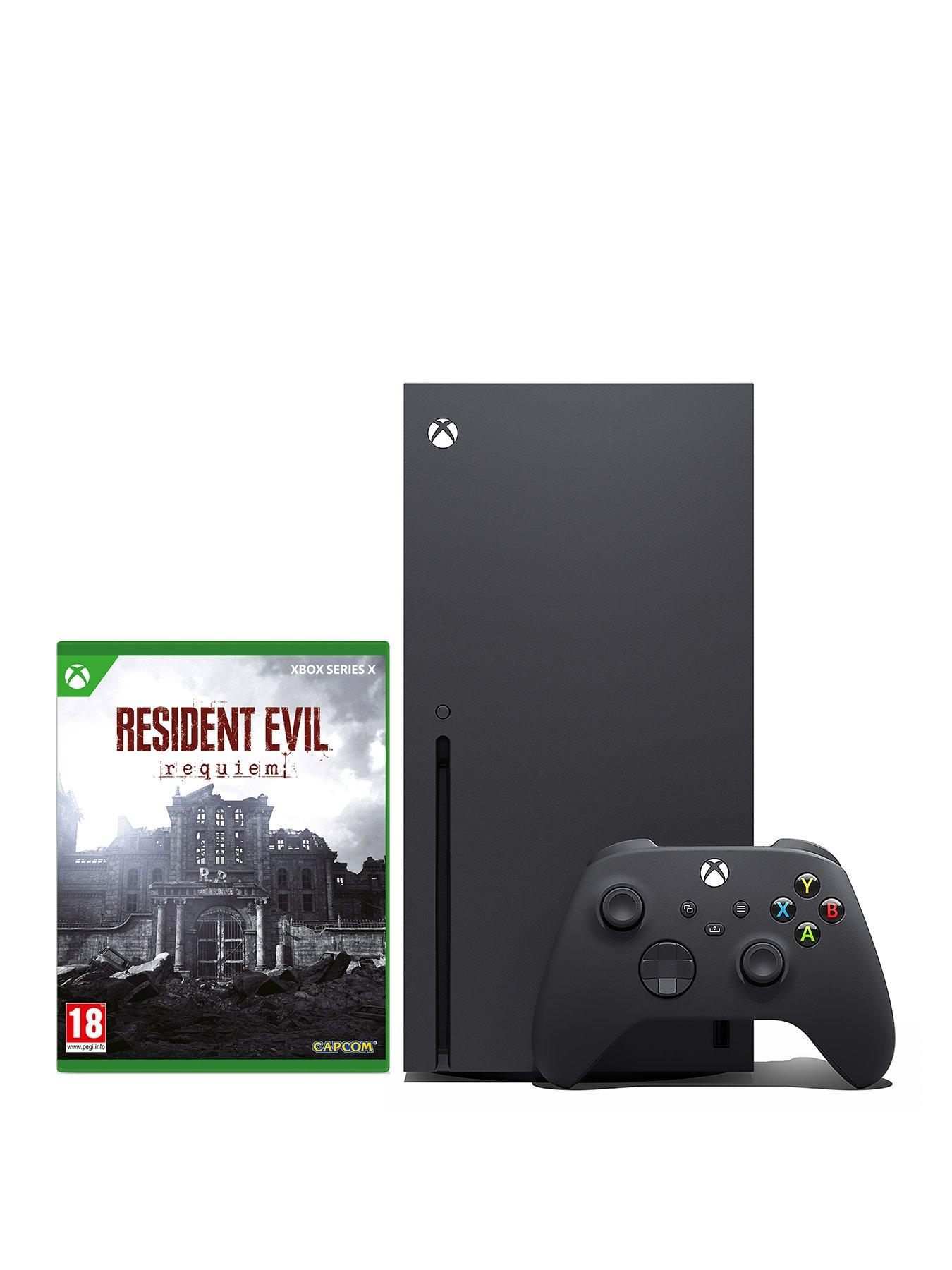 Image 1 of 8 of Xbox Series X Console &ndash; 1TB (Carbon Black) + Resident Evil Requim
