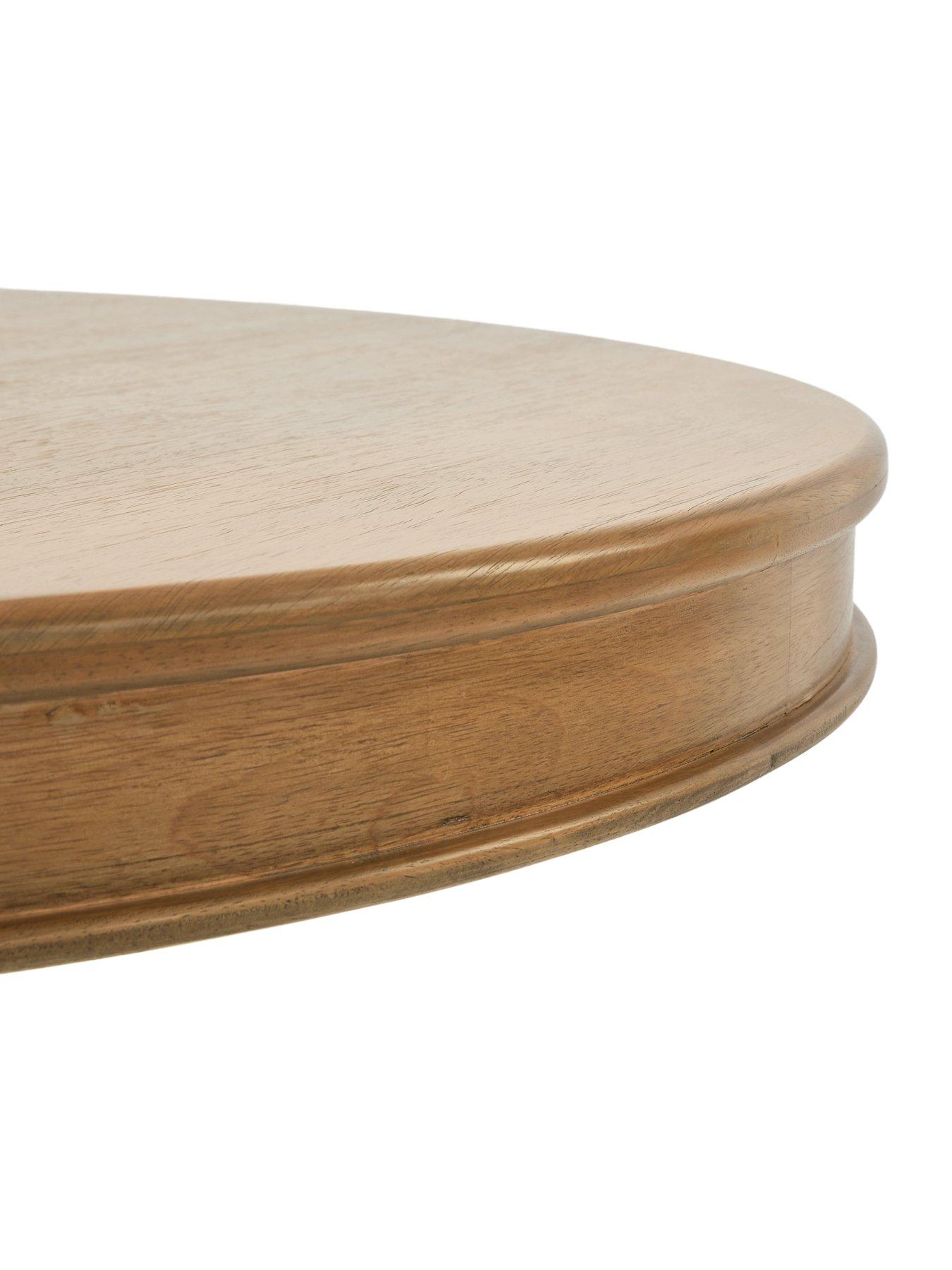 Image 3 of 7 of The Very Collection Camille 110cm Solid Wood Pedestal Dining Table