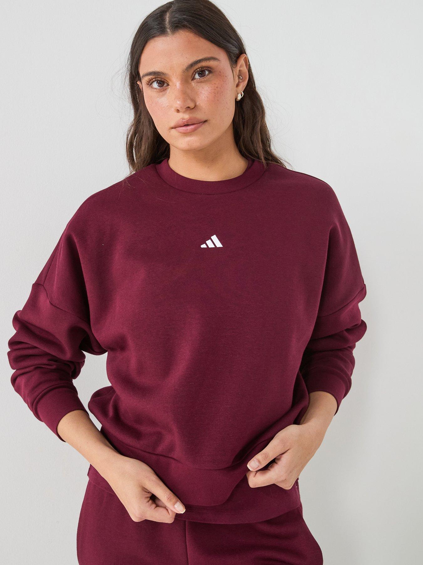 adidas Sportswear Womens Essentials Sweatshirt - Red