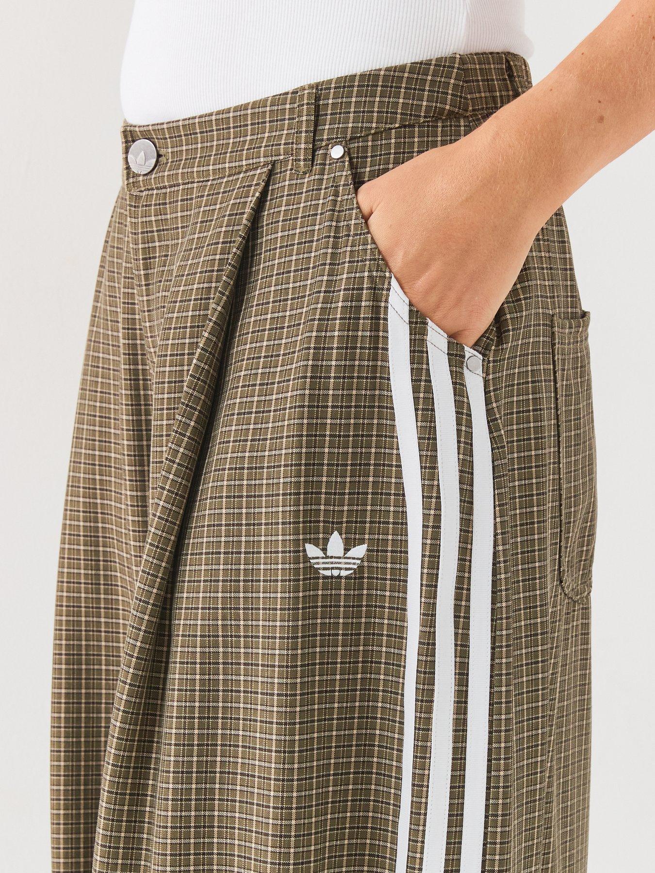 Image 5 of 6 of adidas Originals Womens Check Trouser - Green