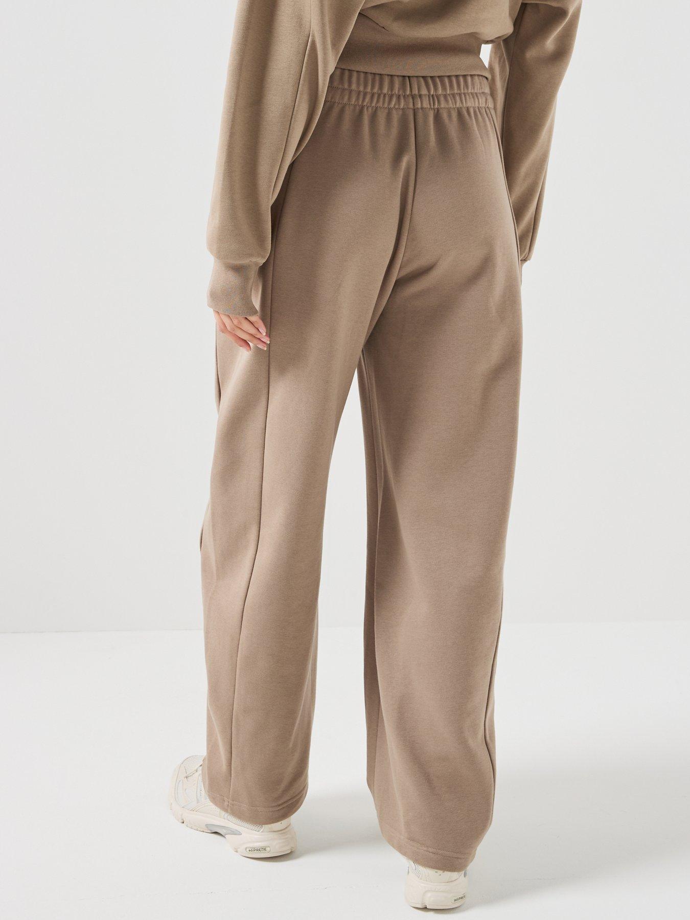 Image 2 of 6 of adidas Sportswear Womens Essentials Fleece Barrel Pants - Beige