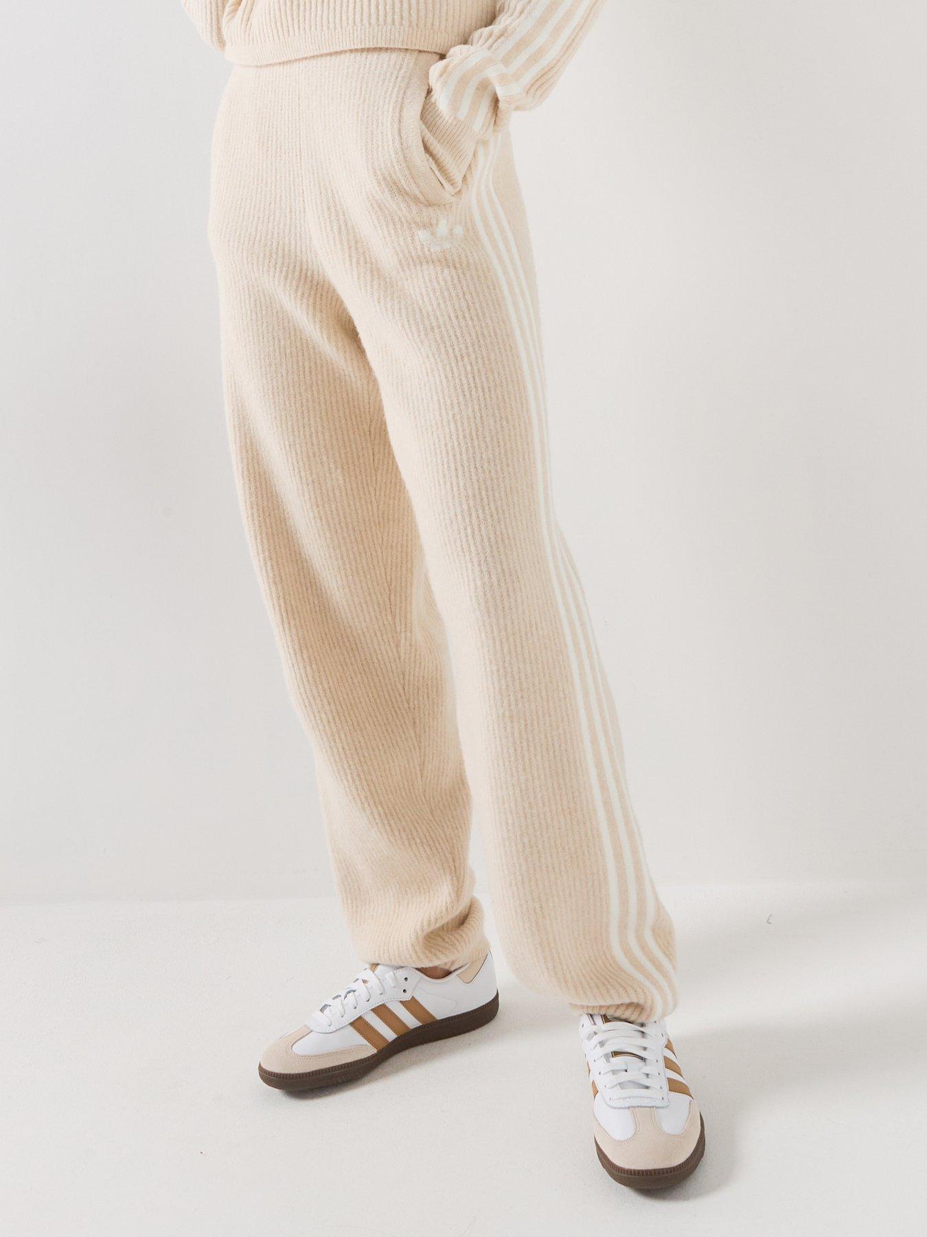adidas Originals Womens Knit Pants - Beige