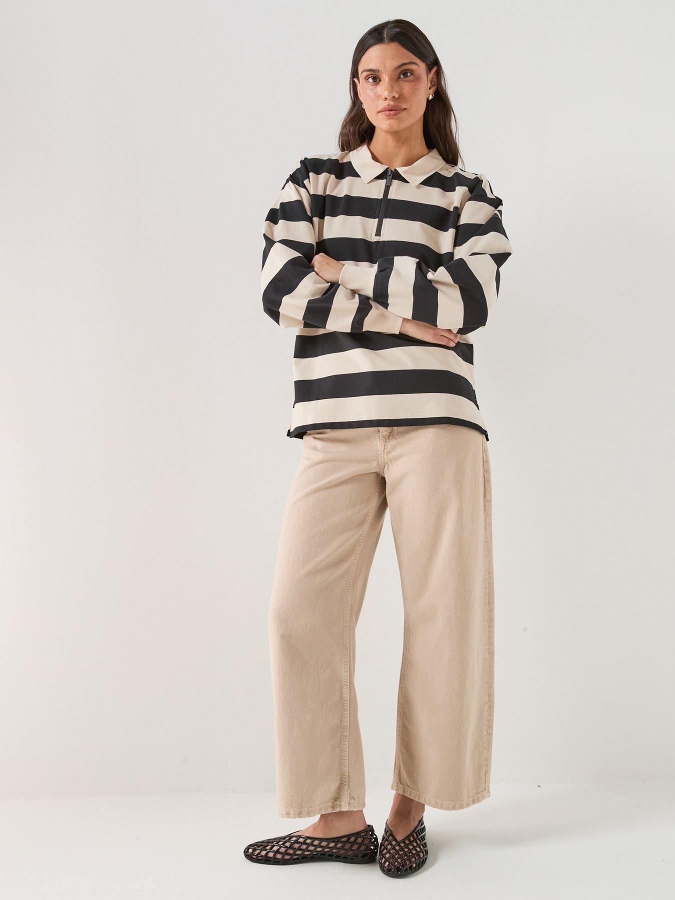 Image 3 of 6 of adidas Sportswear Womens Essentials French Terry Long Sleeve Polo - Black