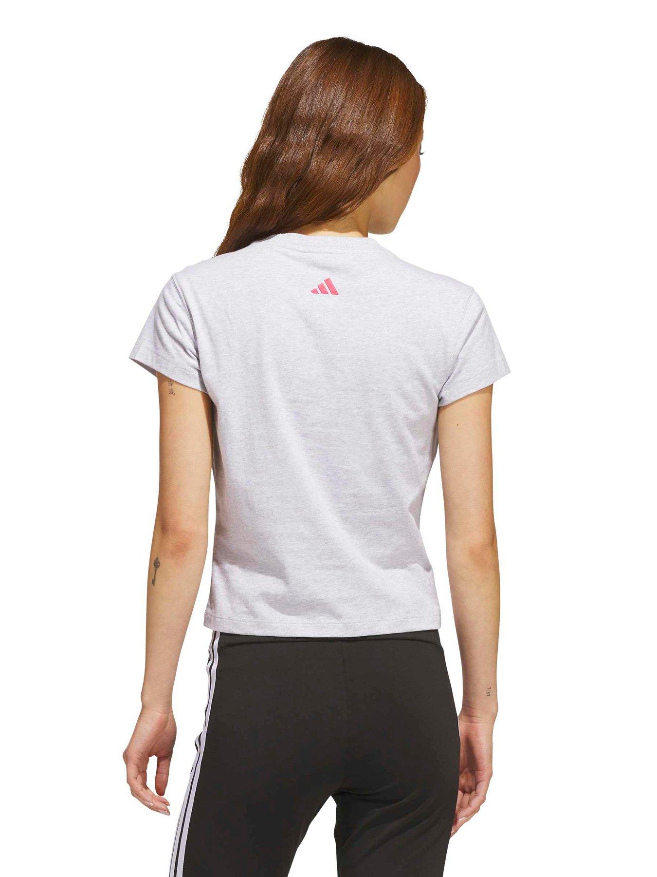 Image 2 of 5 of adidas Sportswear Women's Logo Graphic T-Shirt - Grey