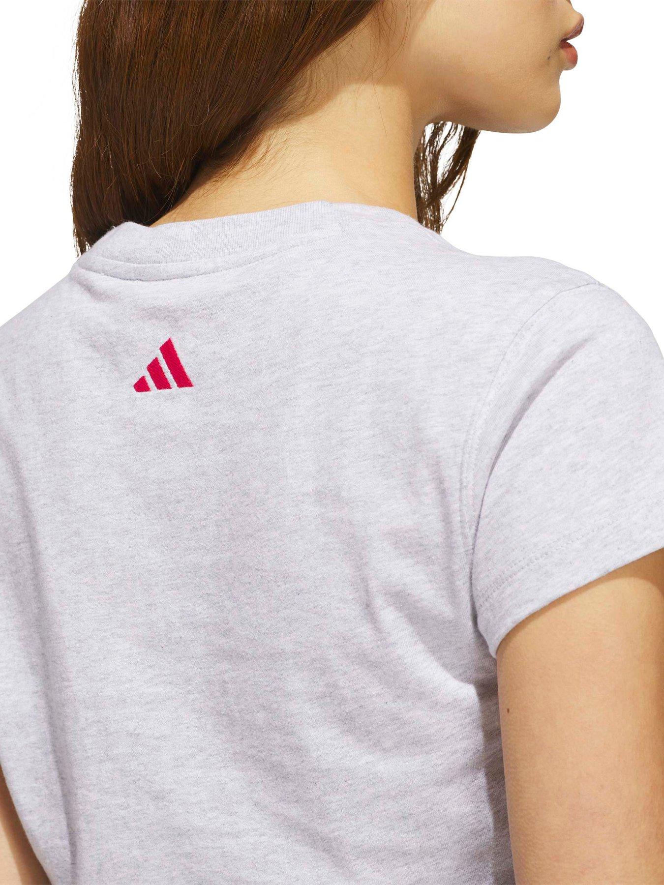 Image 5 of 5 of adidas Sportswear Women's Logo Graphic T-Shirt - Grey