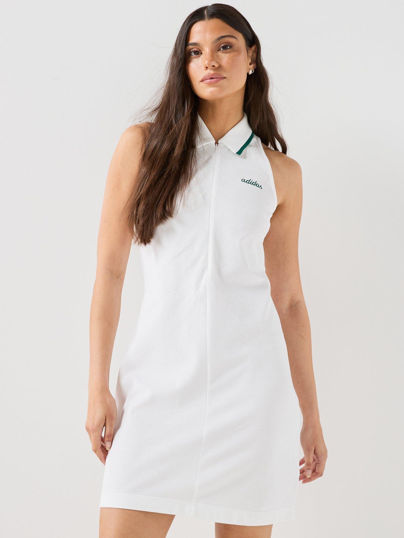 Image 1 of 6 of adidas Sportswear Womens Colour Pop Mini Dress - White