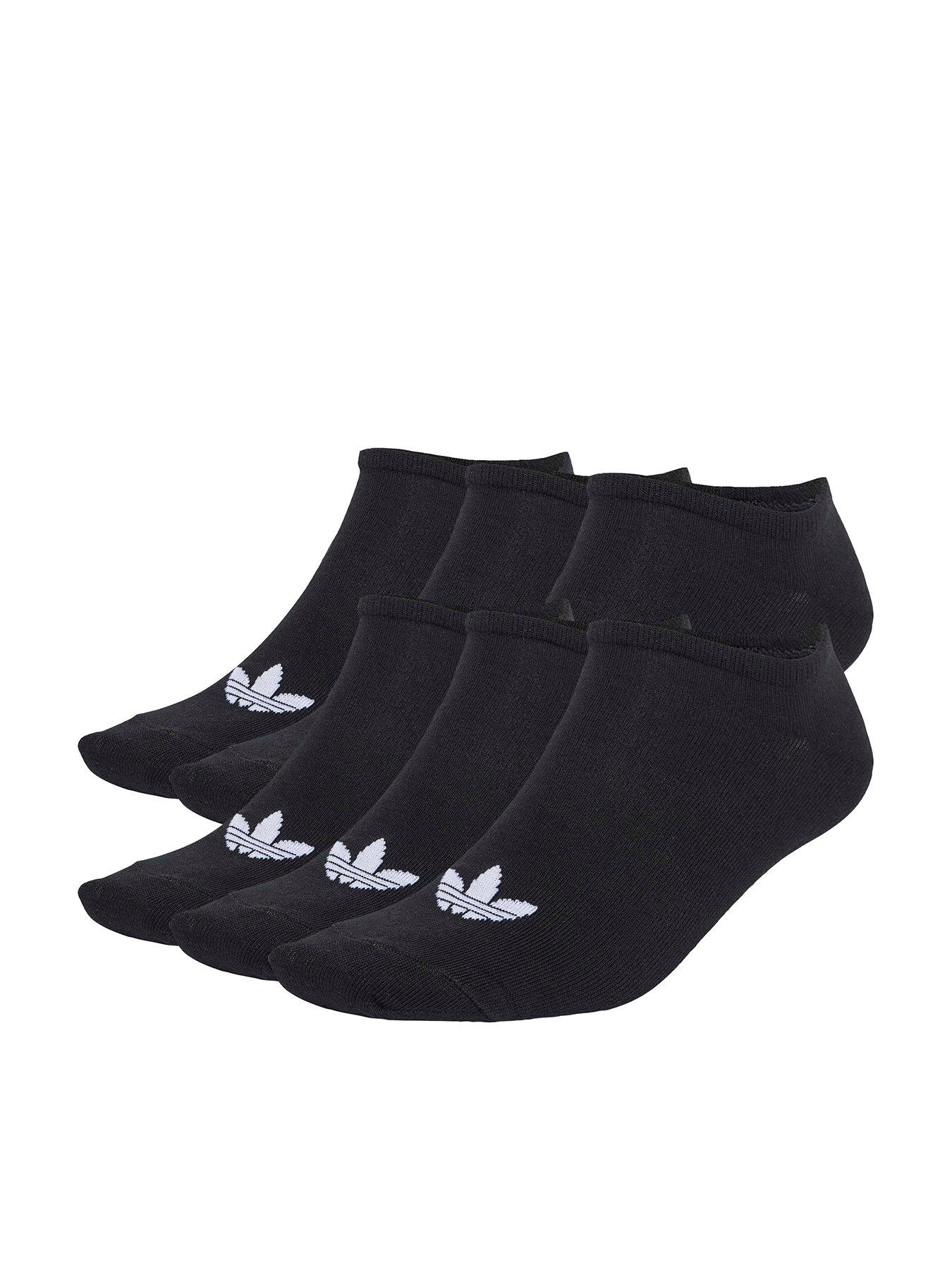 adidas Originals Womens Liner Socks 6-Pack - Black