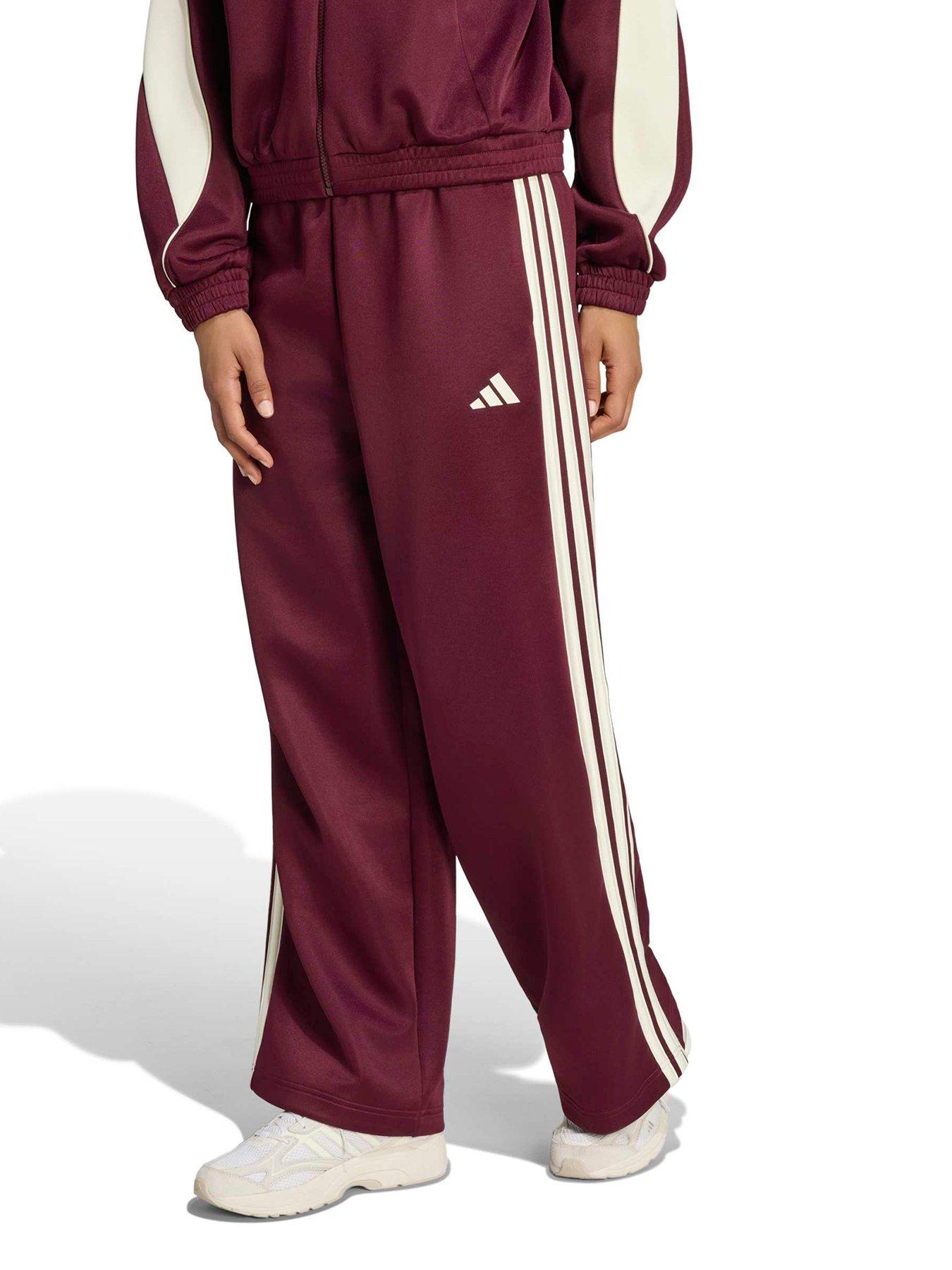 adidas Sportswear Womens Stadium Tracksuit Pant - Burgundy