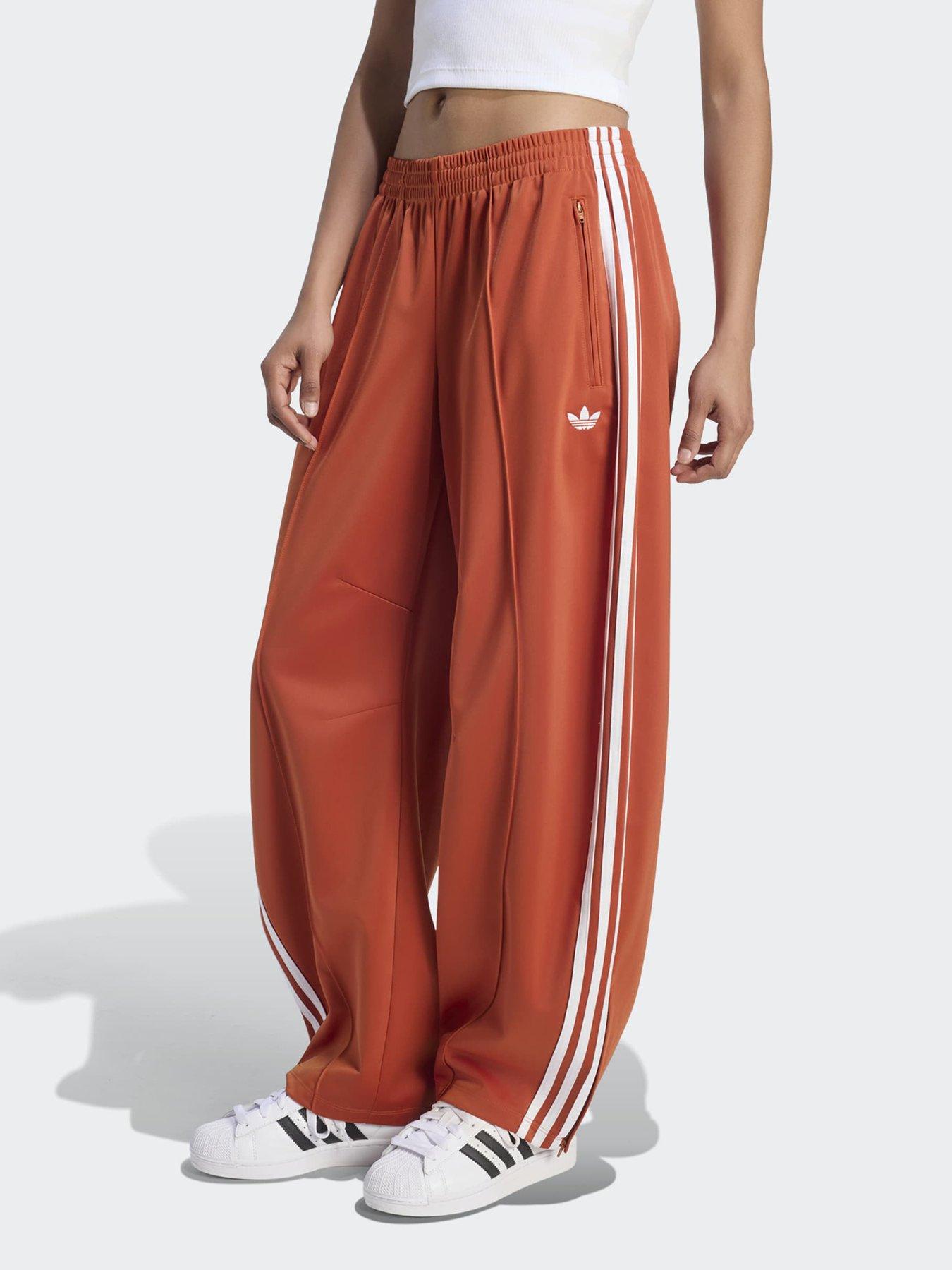 adidas Originals Womens Firebird Barrel Track Pants - Red