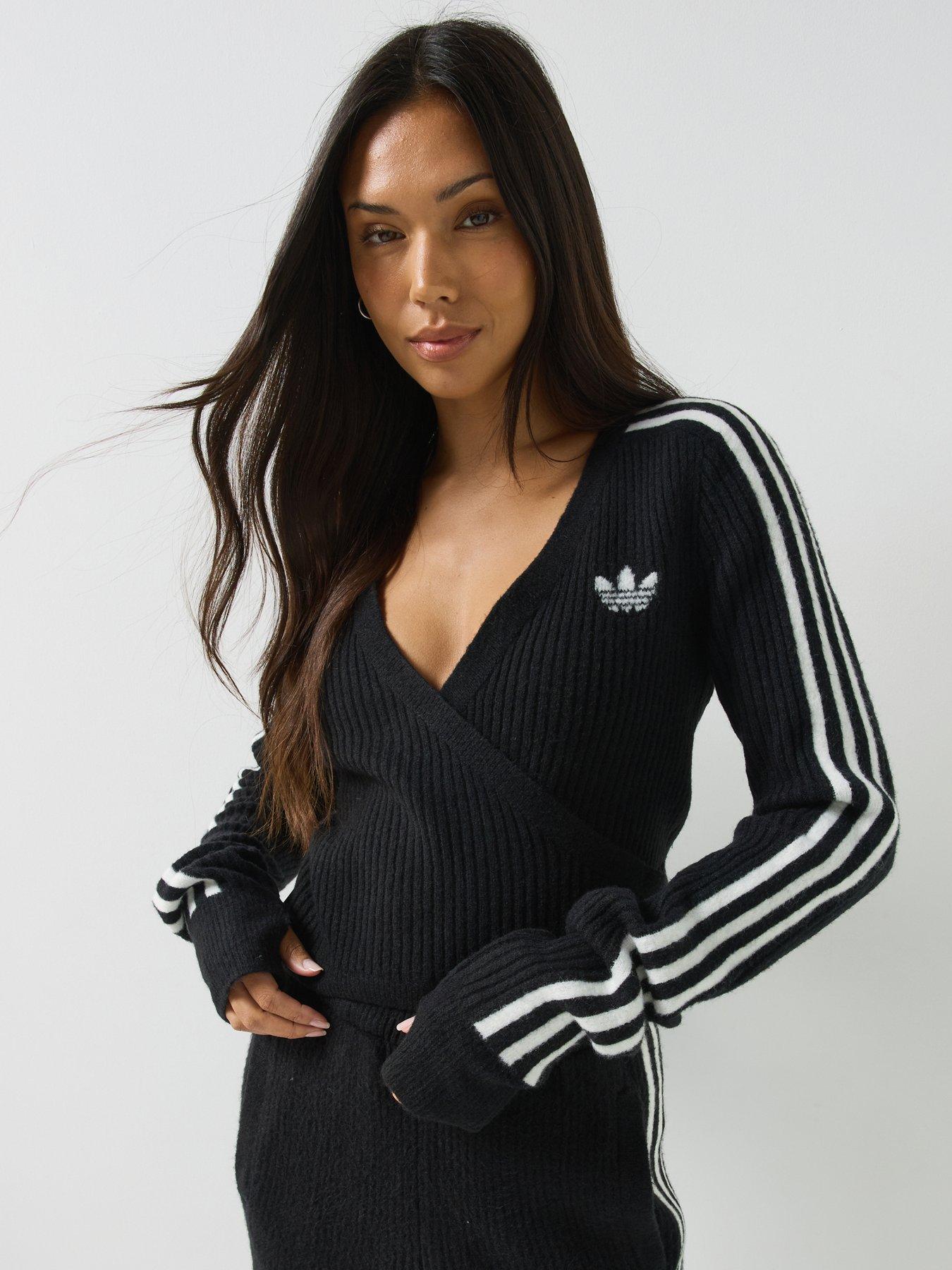 adidas Originals Womens Knit Cardigan - Black