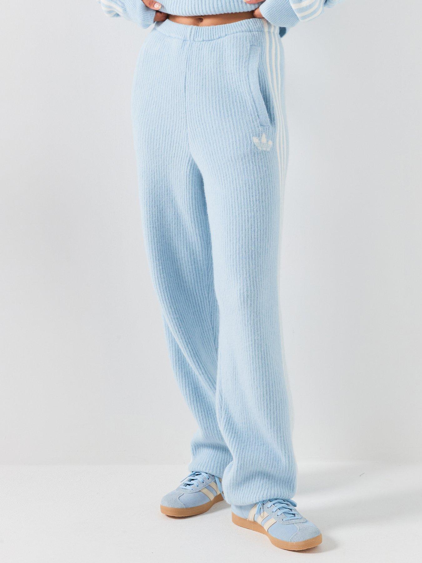 adidas Originals Womens Knit Pants - Blue
