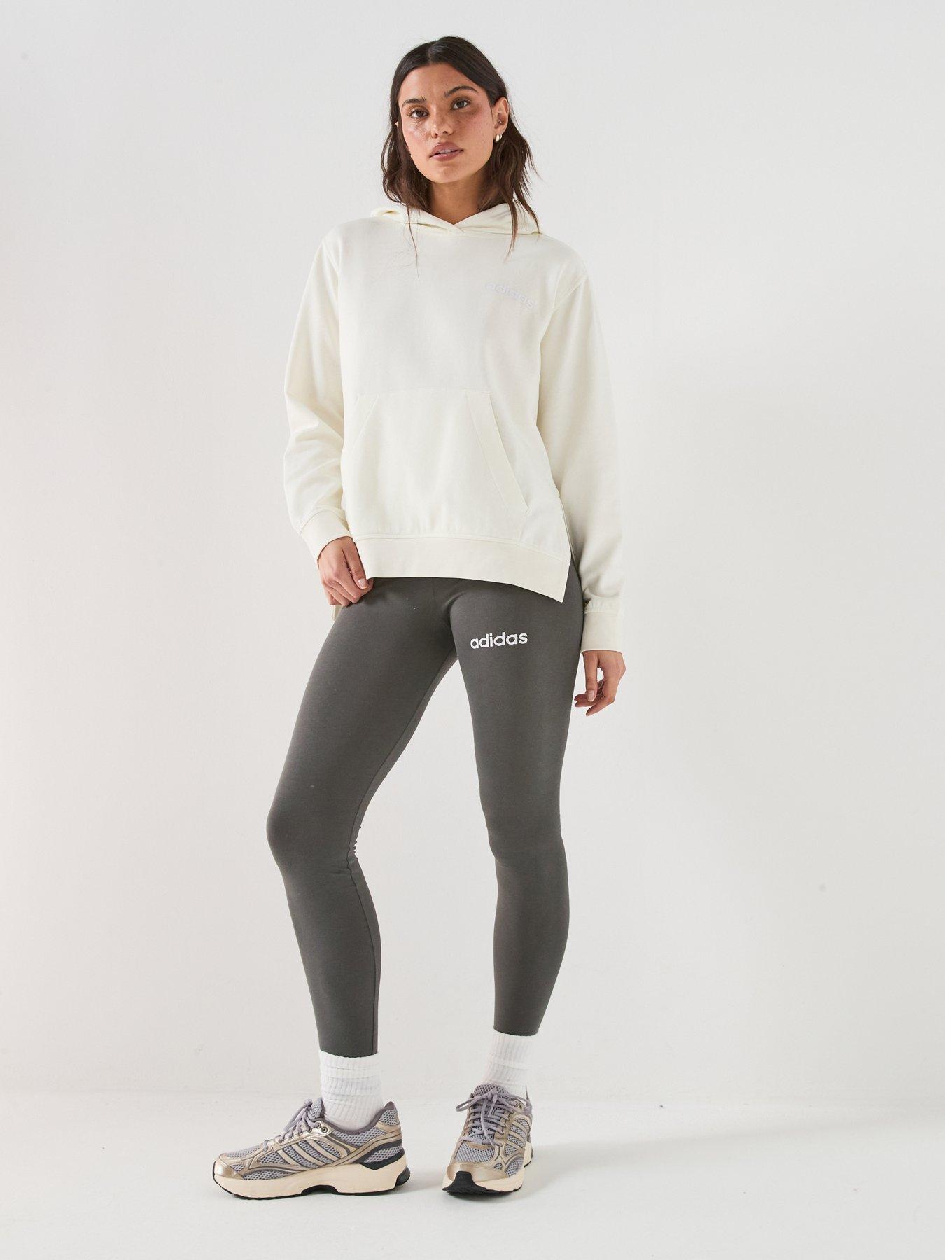 Image 3 of 6 of adidas Sportswear Womens Leisure Tracksuit - Cream/black