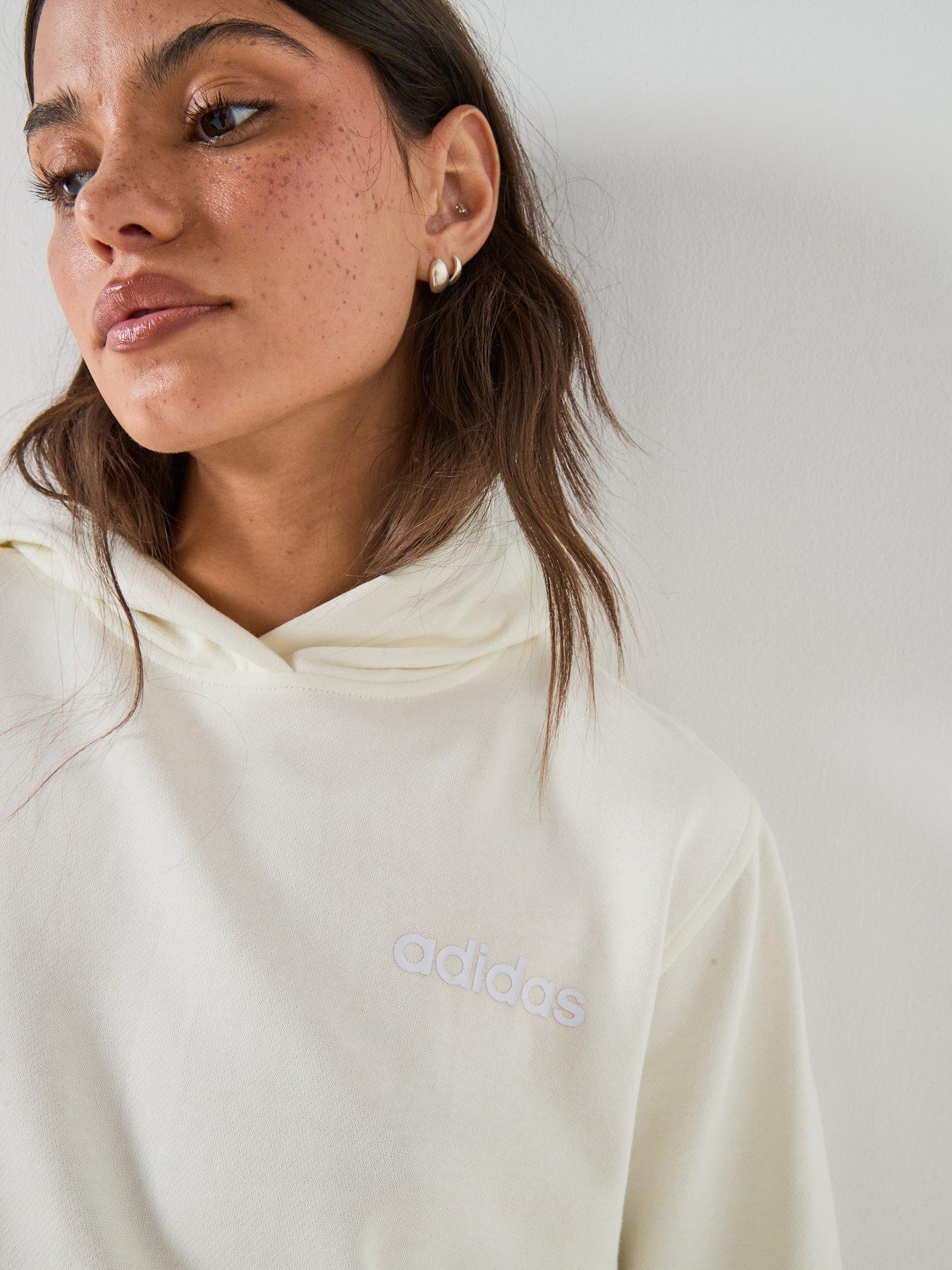 Image 4 of 6 of adidas Sportswear Womens Leisure Tracksuit - Cream/black