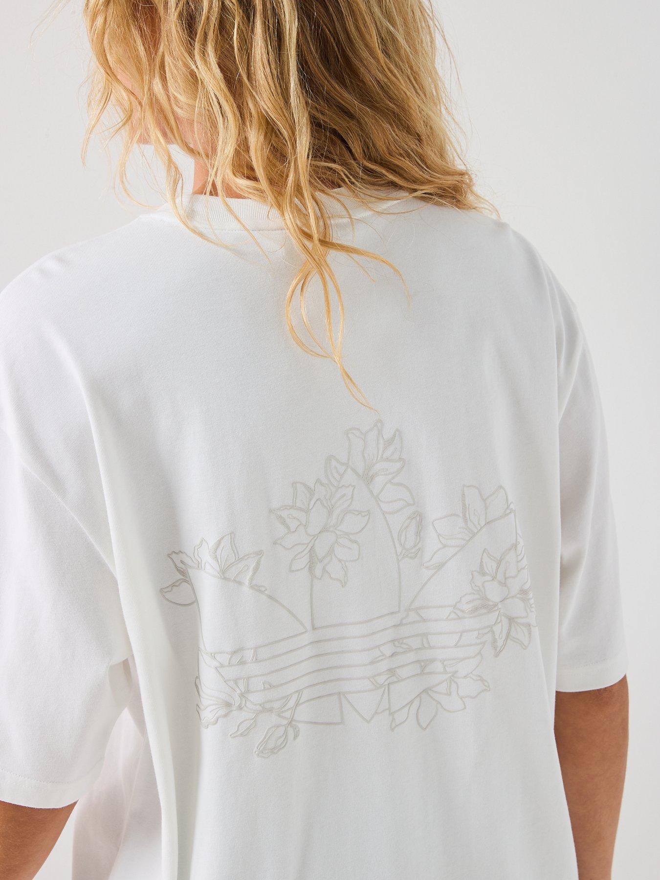 Image 2 of 6 of adidas Originals Womens T-Shirt - White
