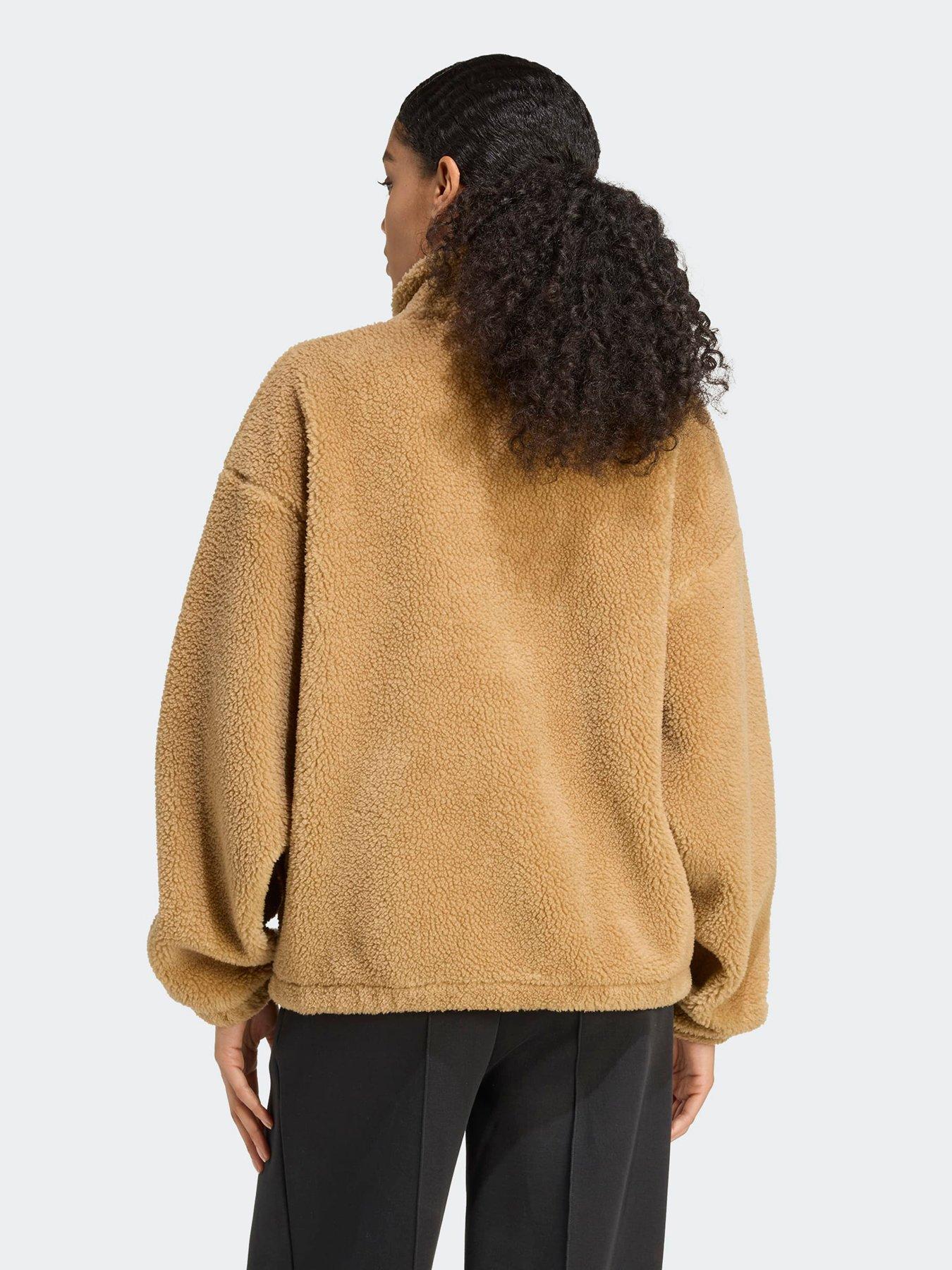 Image 2 of 6 of adidas Originals Womens Essential Teddy Jacket - Brown