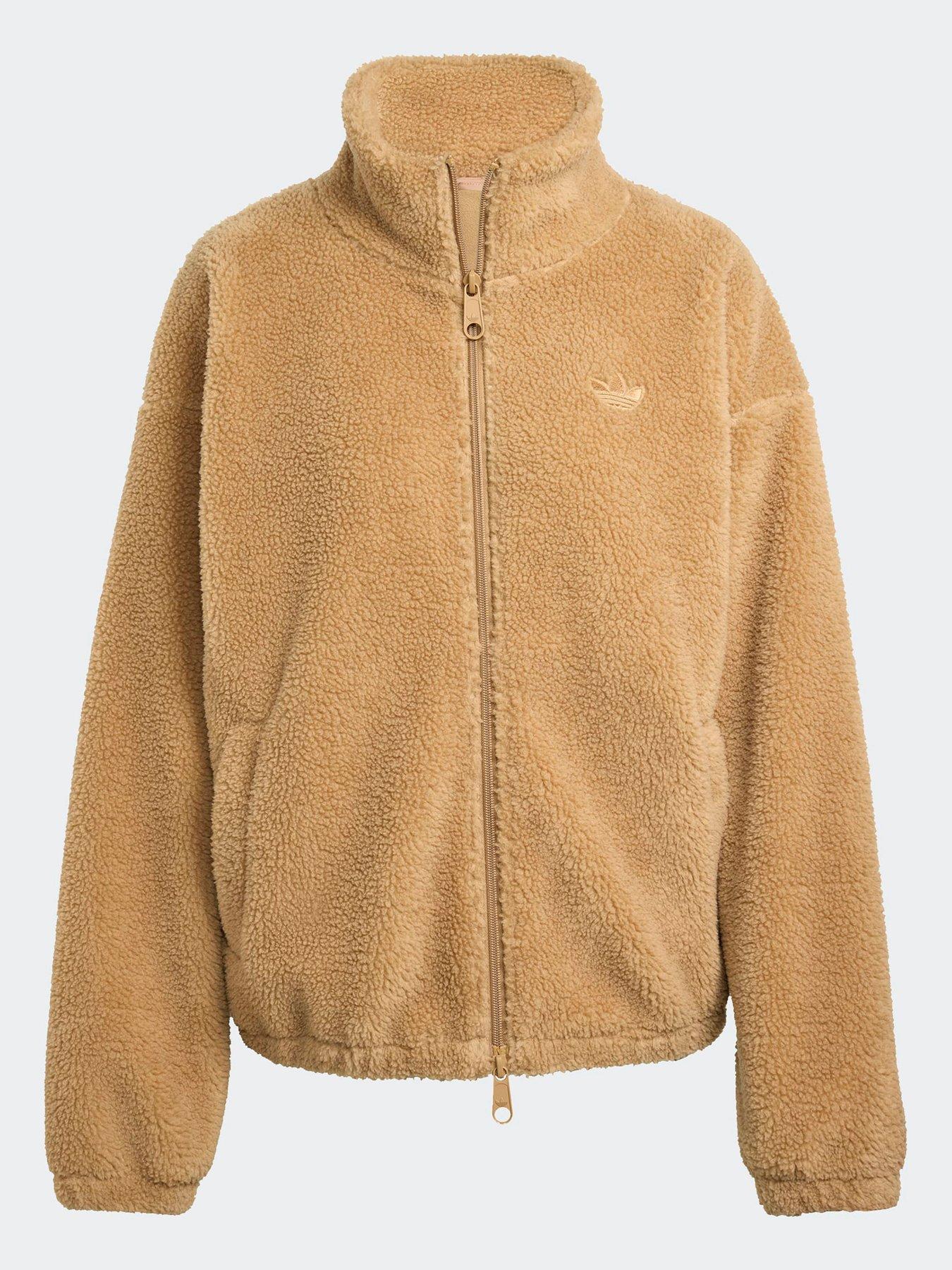 Image 6 of 6 of adidas Originals Womens Essential Teddy Jacket - Brown