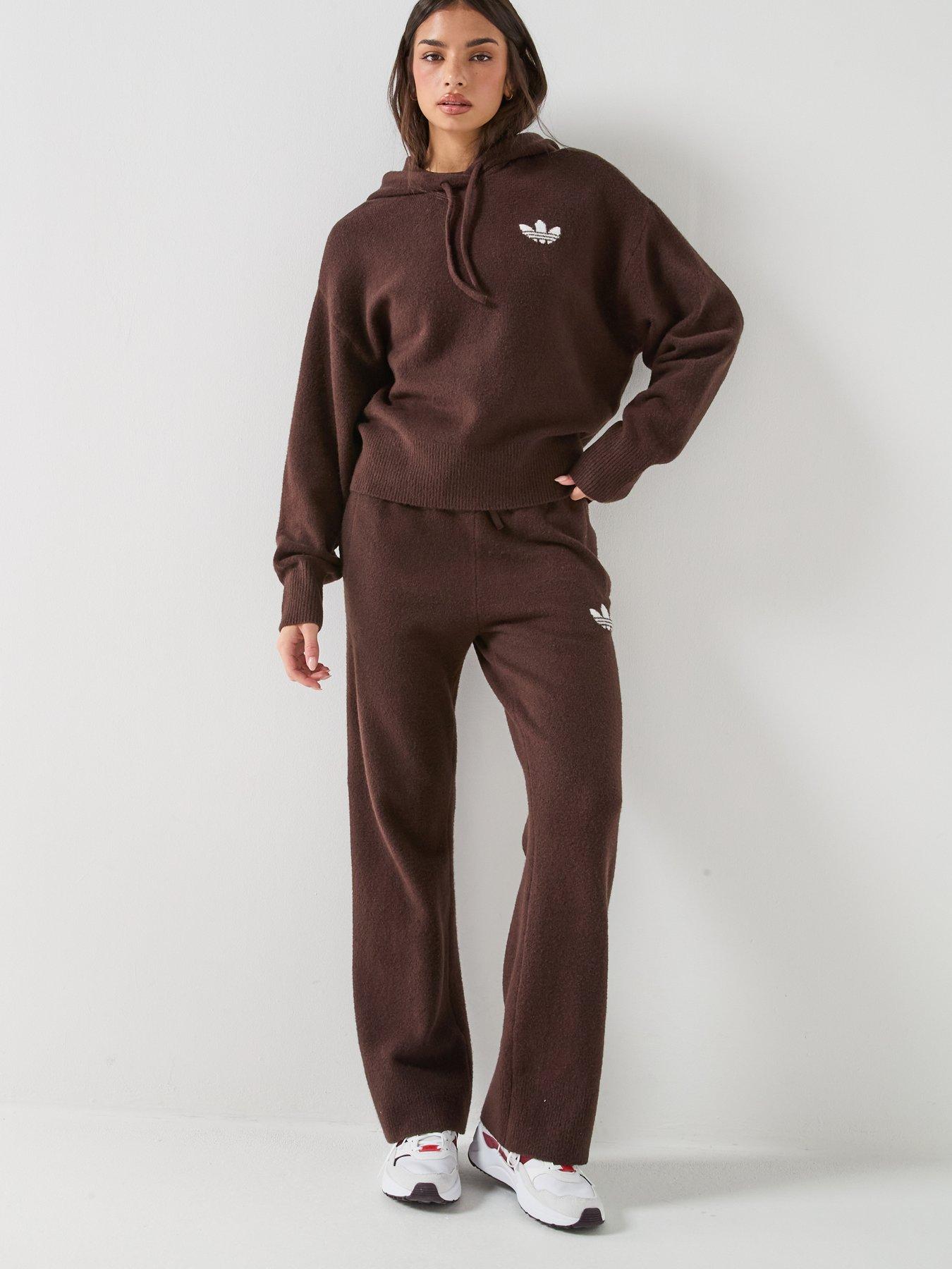 Image 4 of 6 of adidas Originals Womens Essentials Knit Pant - Brown