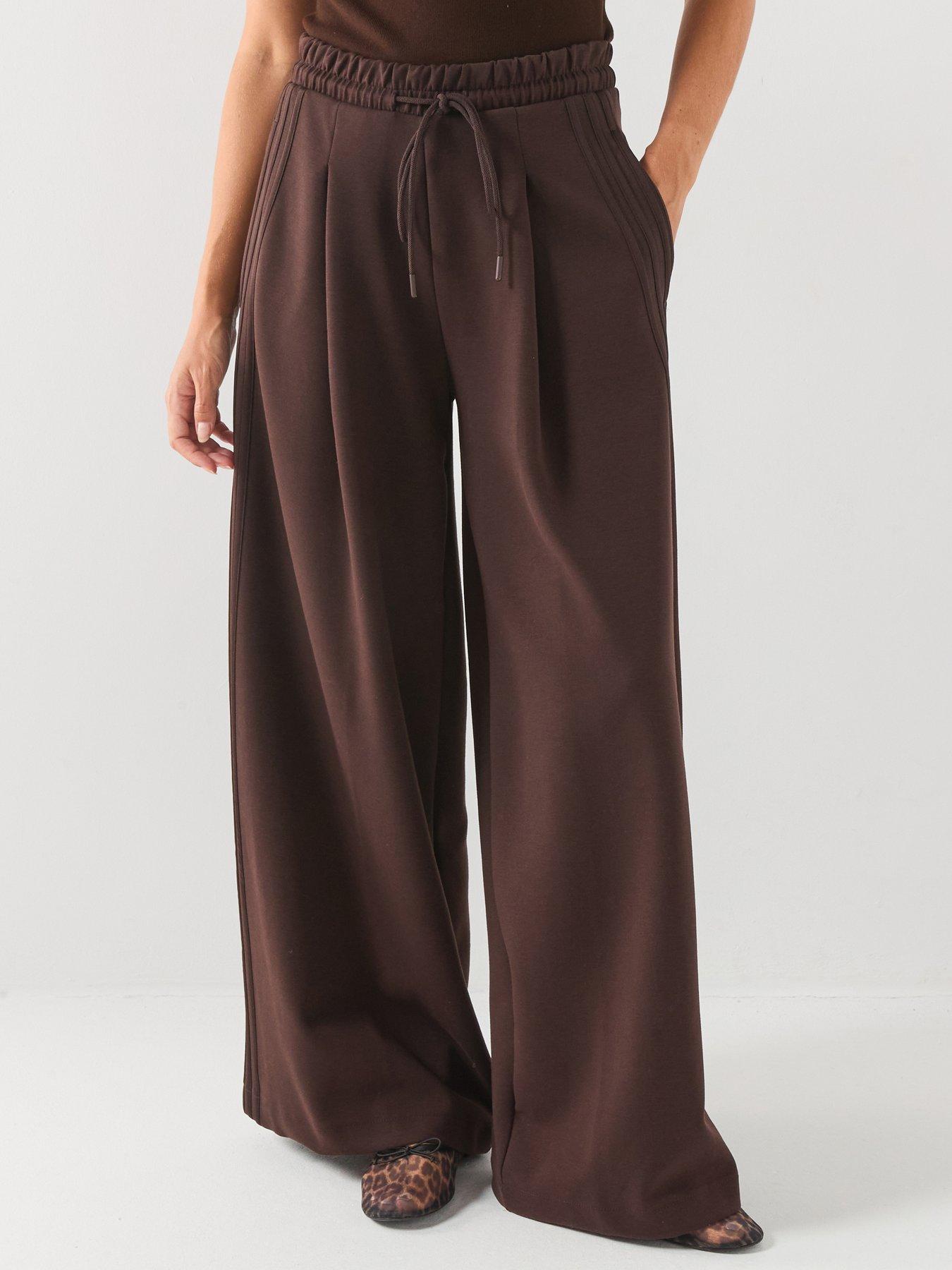 adidas Originals Womens Buttersoft Wide Pant - Brown