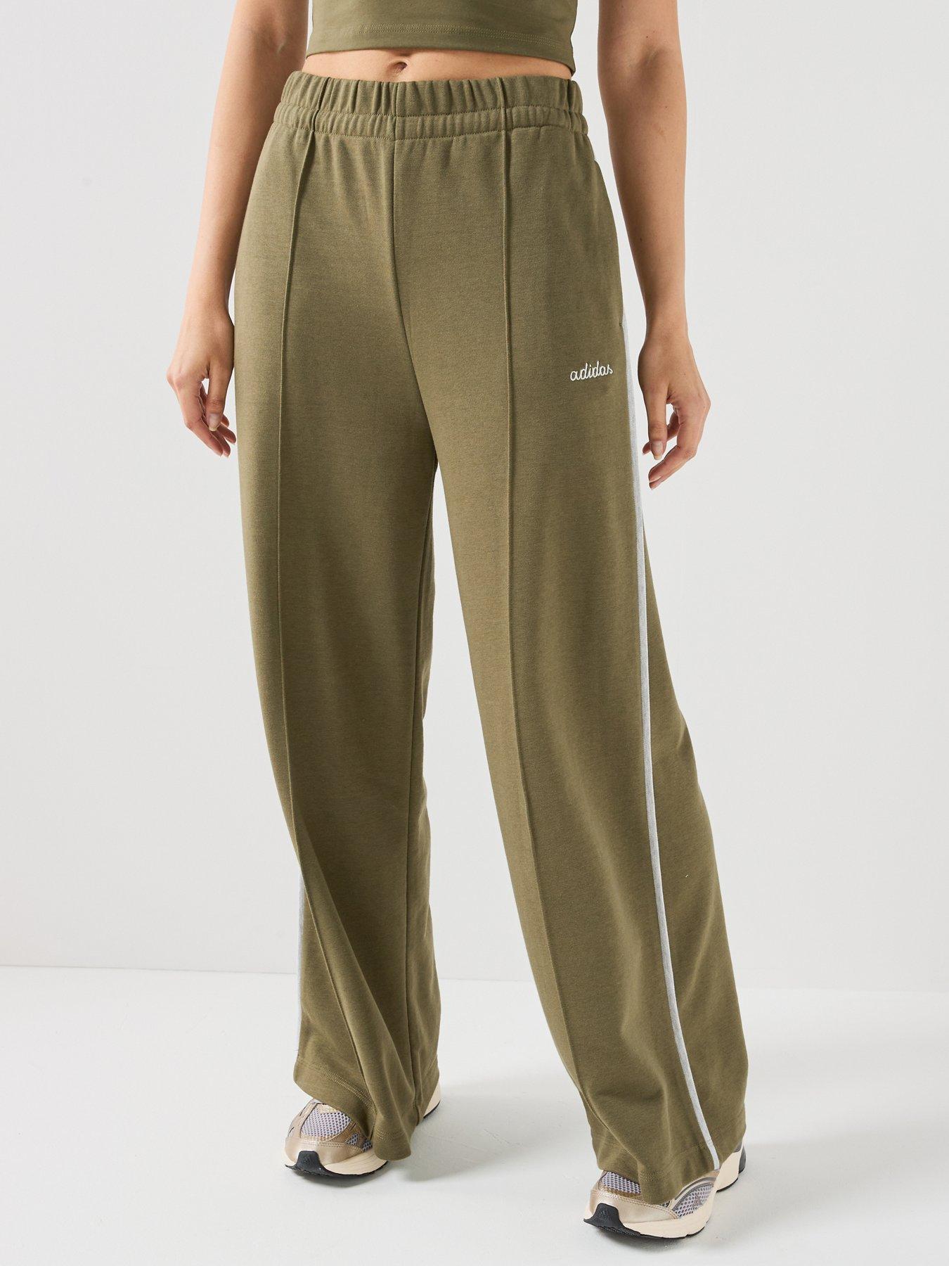 Image 1 of 6 of adidas Sportswear Womens Essentials Colourpop Joggers - Green