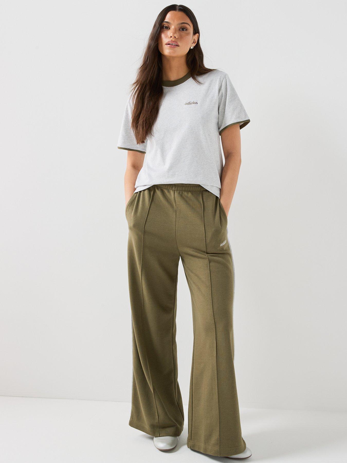 Image 3 of 6 of adidas Sportswear Womens Essentials Colourpop Joggers - Green