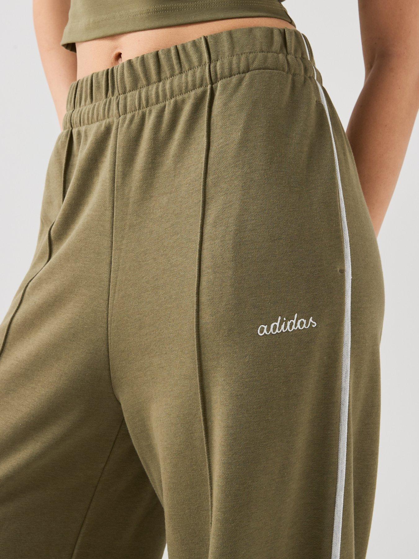 Image 4 of 6 of adidas Sportswear Womens Essentials Colourpop Joggers - Green