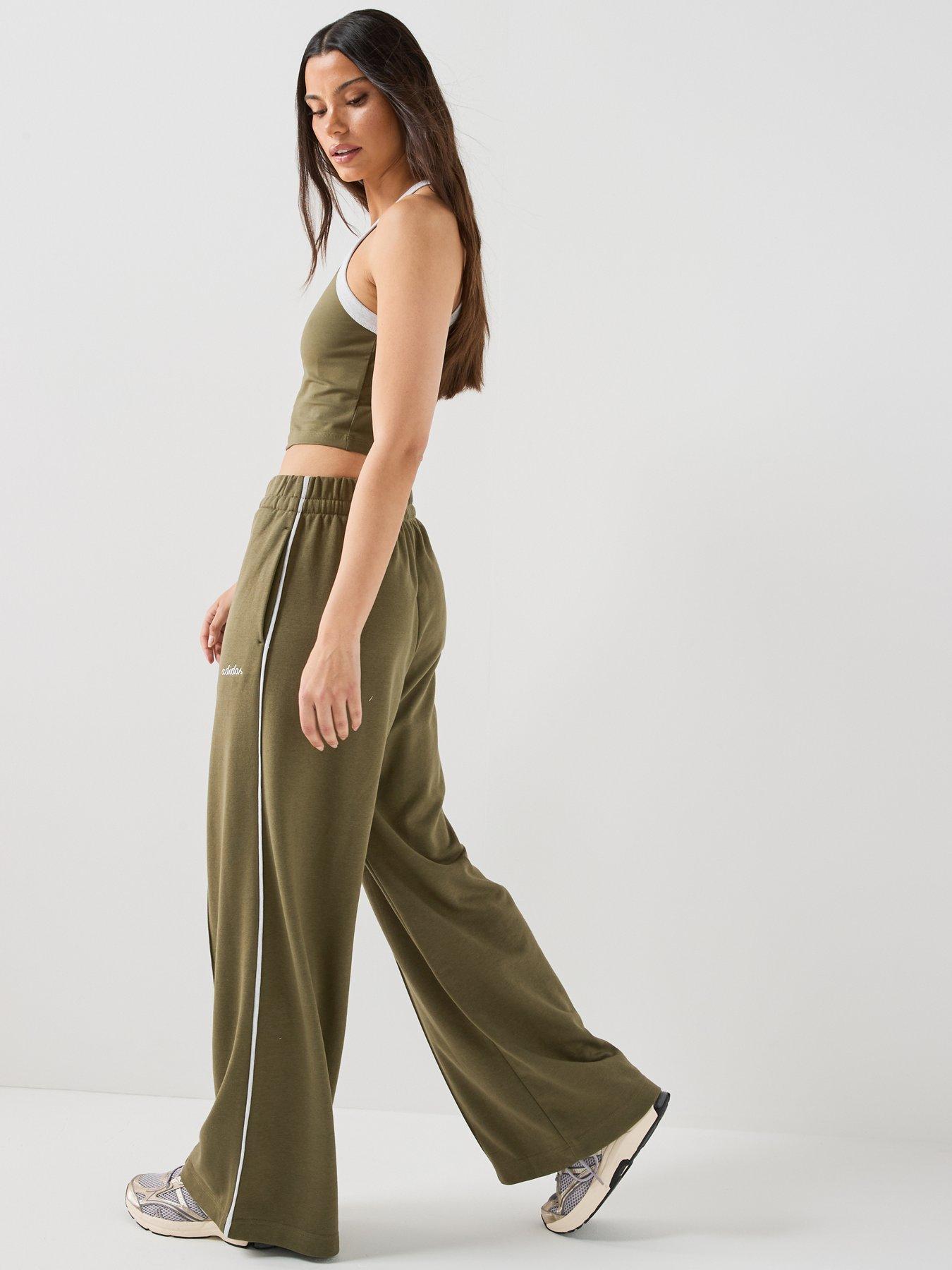 Image 6 of 6 of adidas Sportswear Womens Essentials Colourpop Joggers - Green