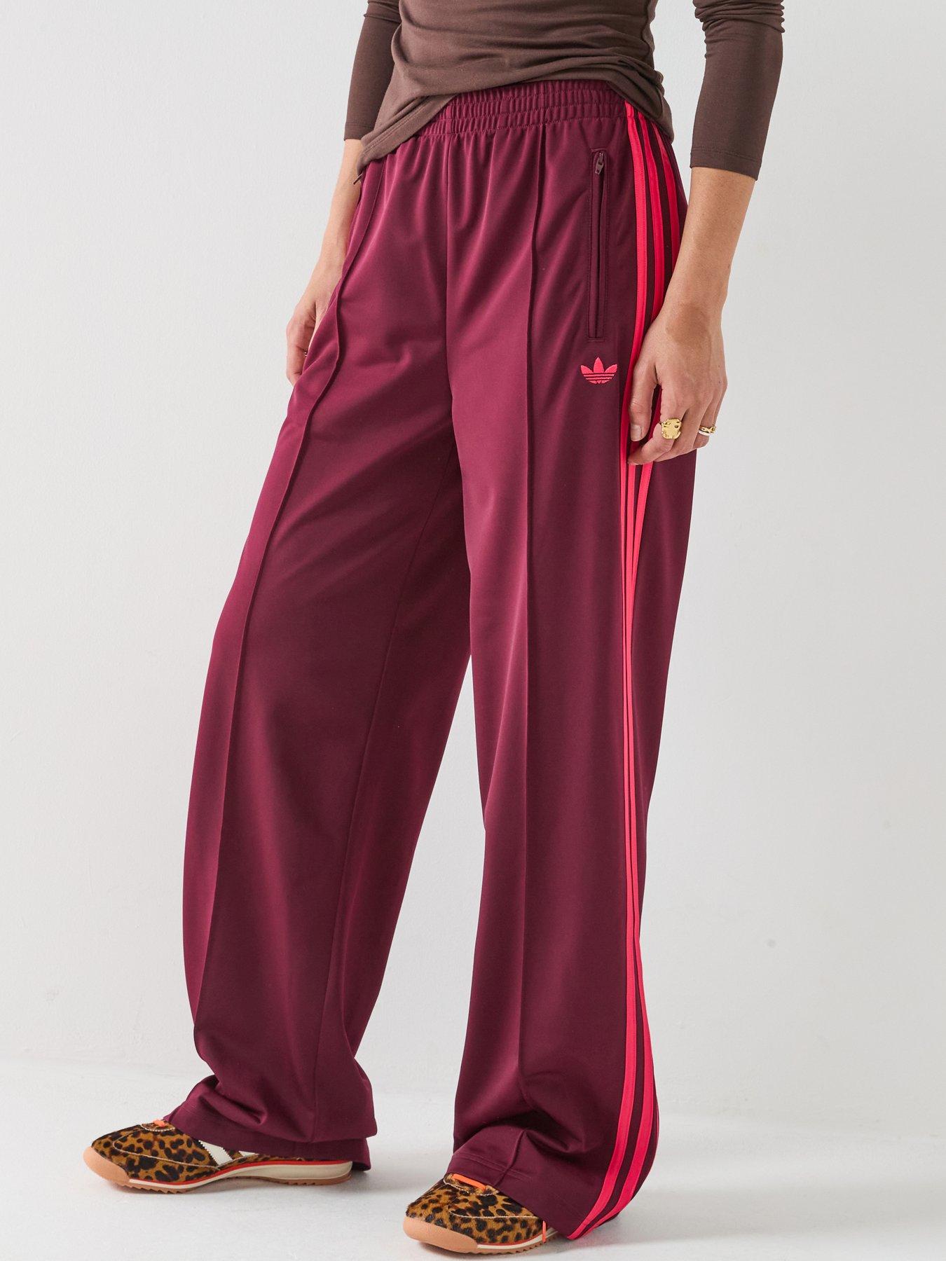 adidas Originals Womens Firebird Loose Tracksuit Pants - Red