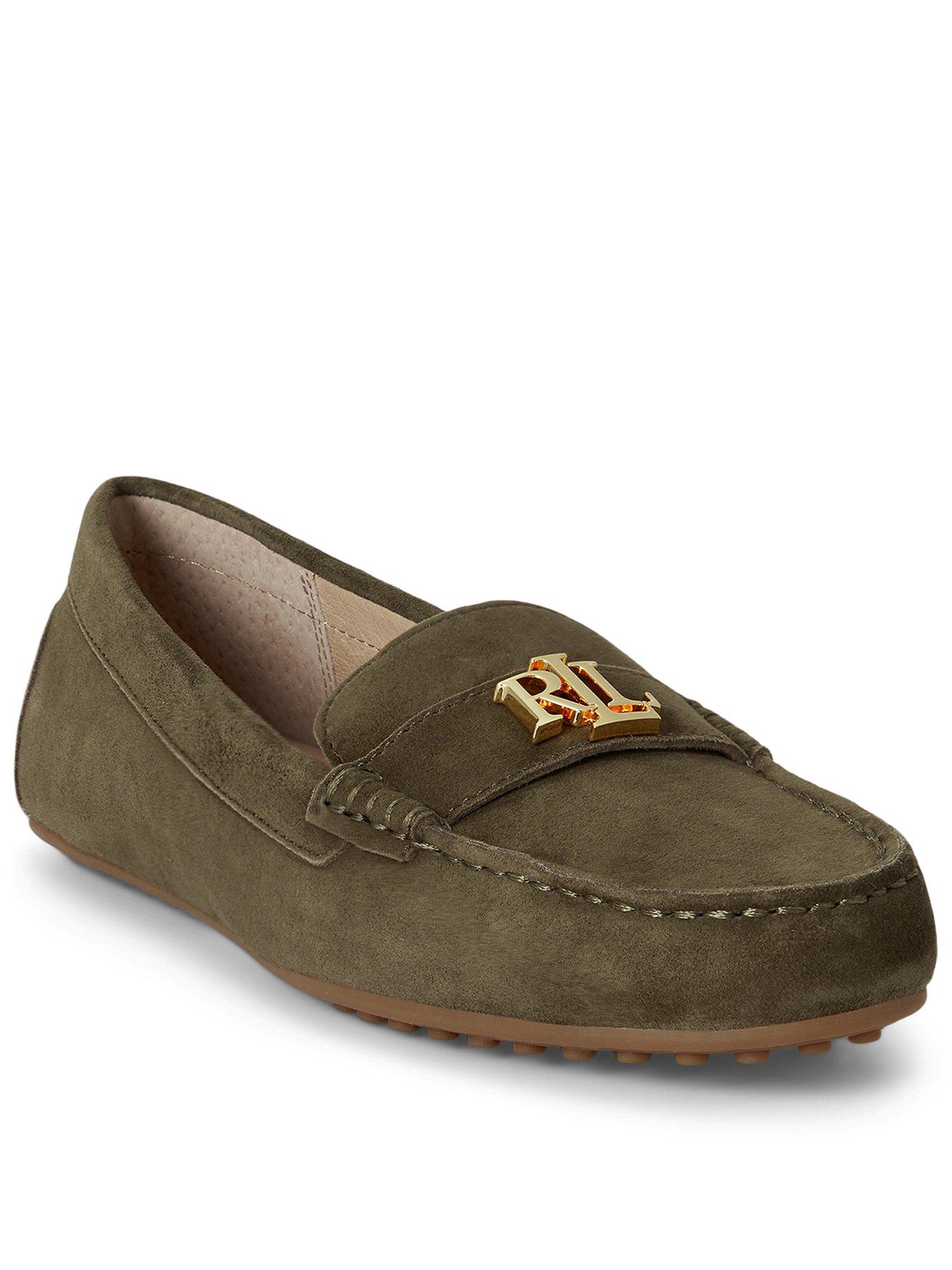Lauren by Ralph Lauren Branded Loafers - Green