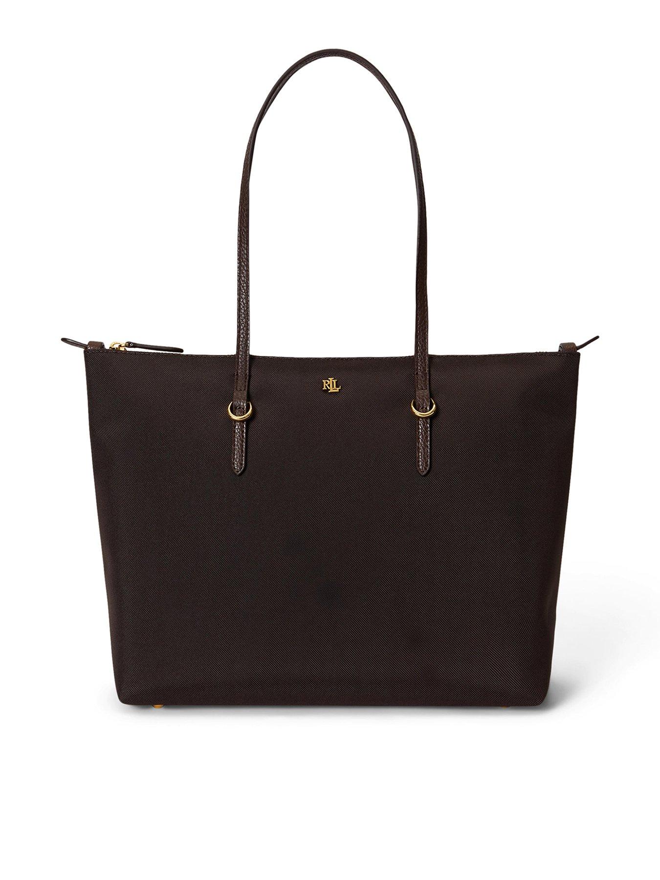 Lauren by Ralph Lauren Medium Keaton Nylon Tote Bag - Brown