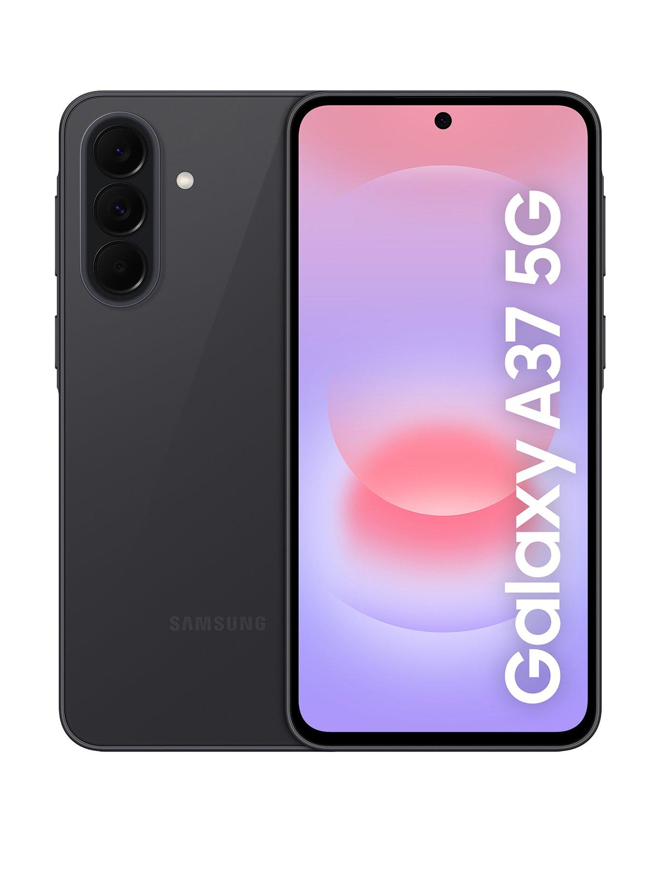 Samsung Galaxy A37 128GB, 5G Awesome Charcoal with Galaxy AI