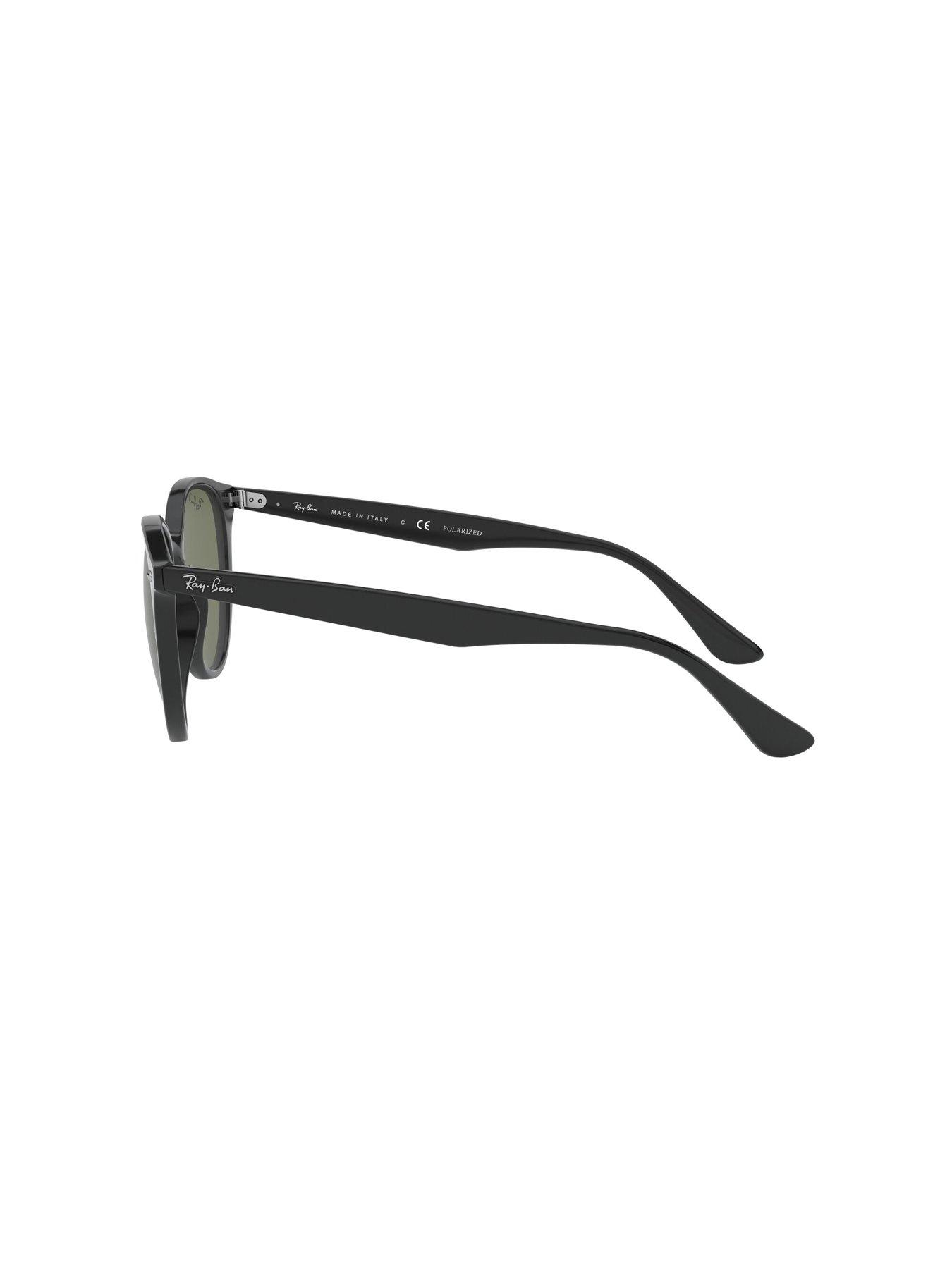 Image 2 of 5 of Ray-Ban 0rb4305 Phantos Sunglasses Black Frame With Green Lens