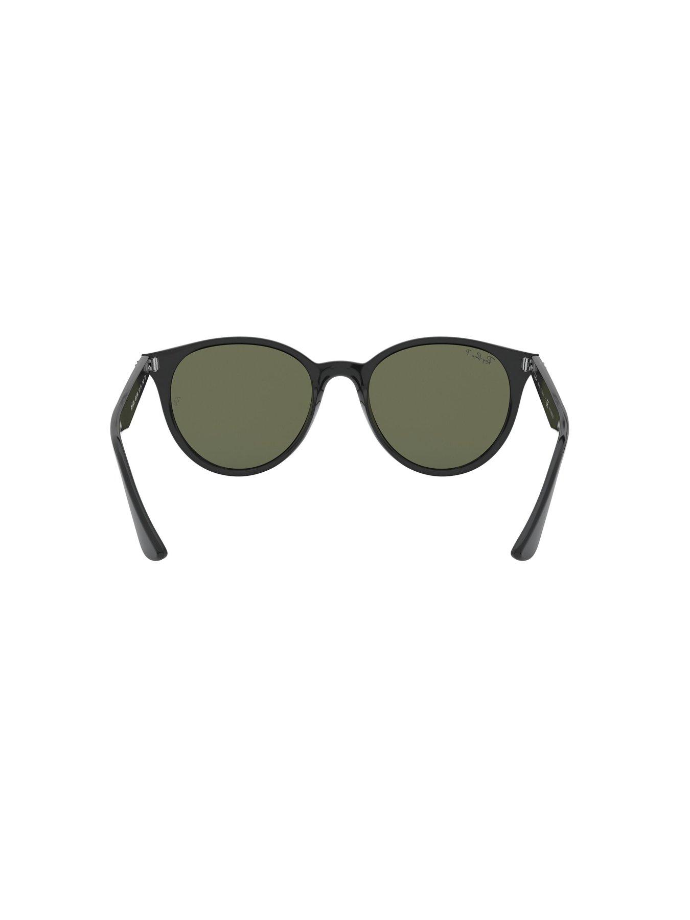 Image 4 of 5 of Ray-Ban 0rb4305 Phantos Sunglasses Black Frame With Green Lens