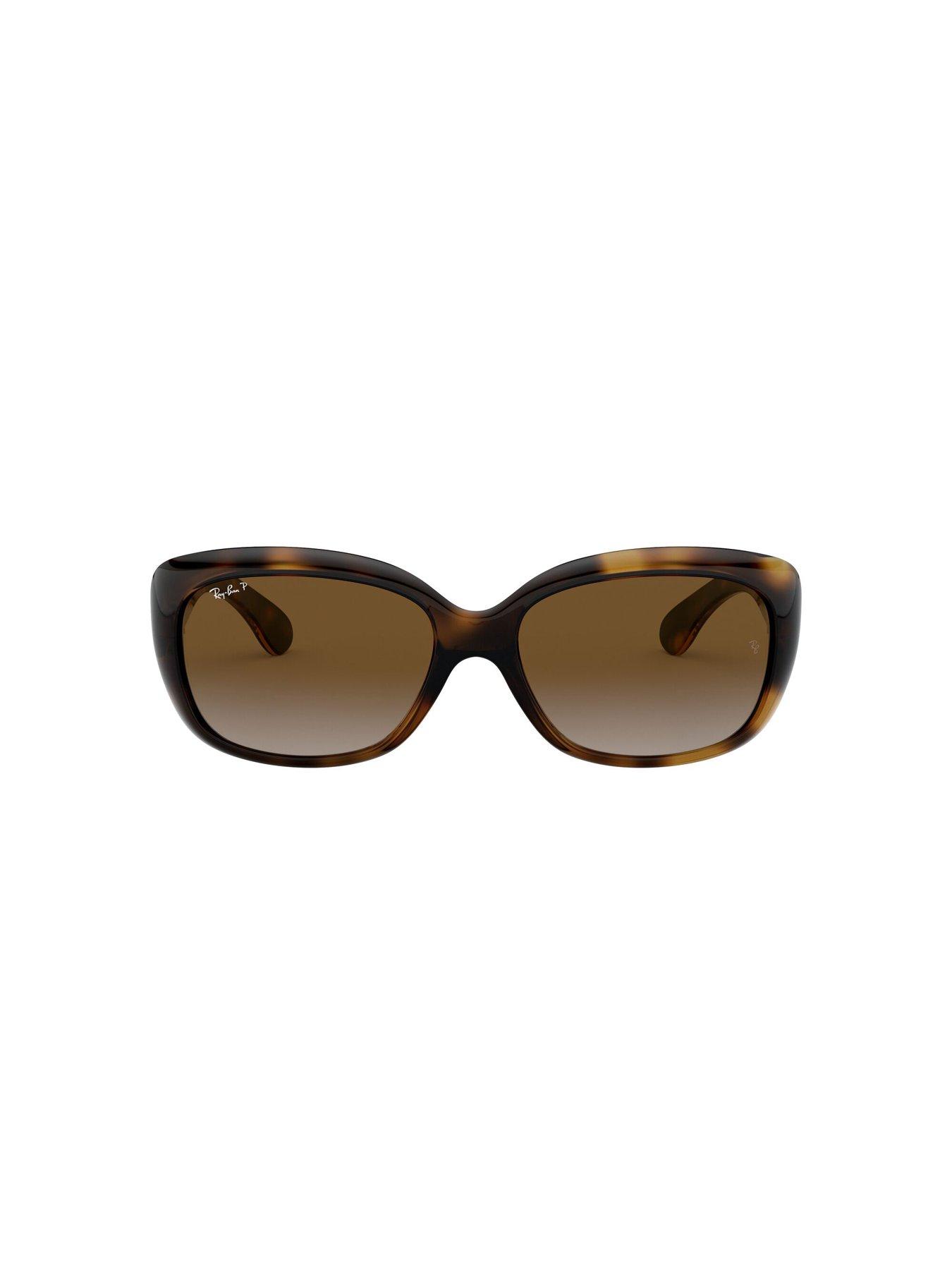 Image 3 of 5 of Ray-Ban Jackie Ohh Butterfly Sunglasses Light Havana Frame With Light Grey Gradient Brown Lens