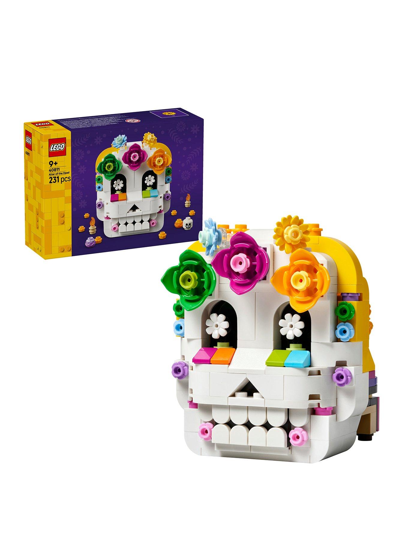 LEGO Altar of the Dead Día De Los Muertos Skull Decor 40811