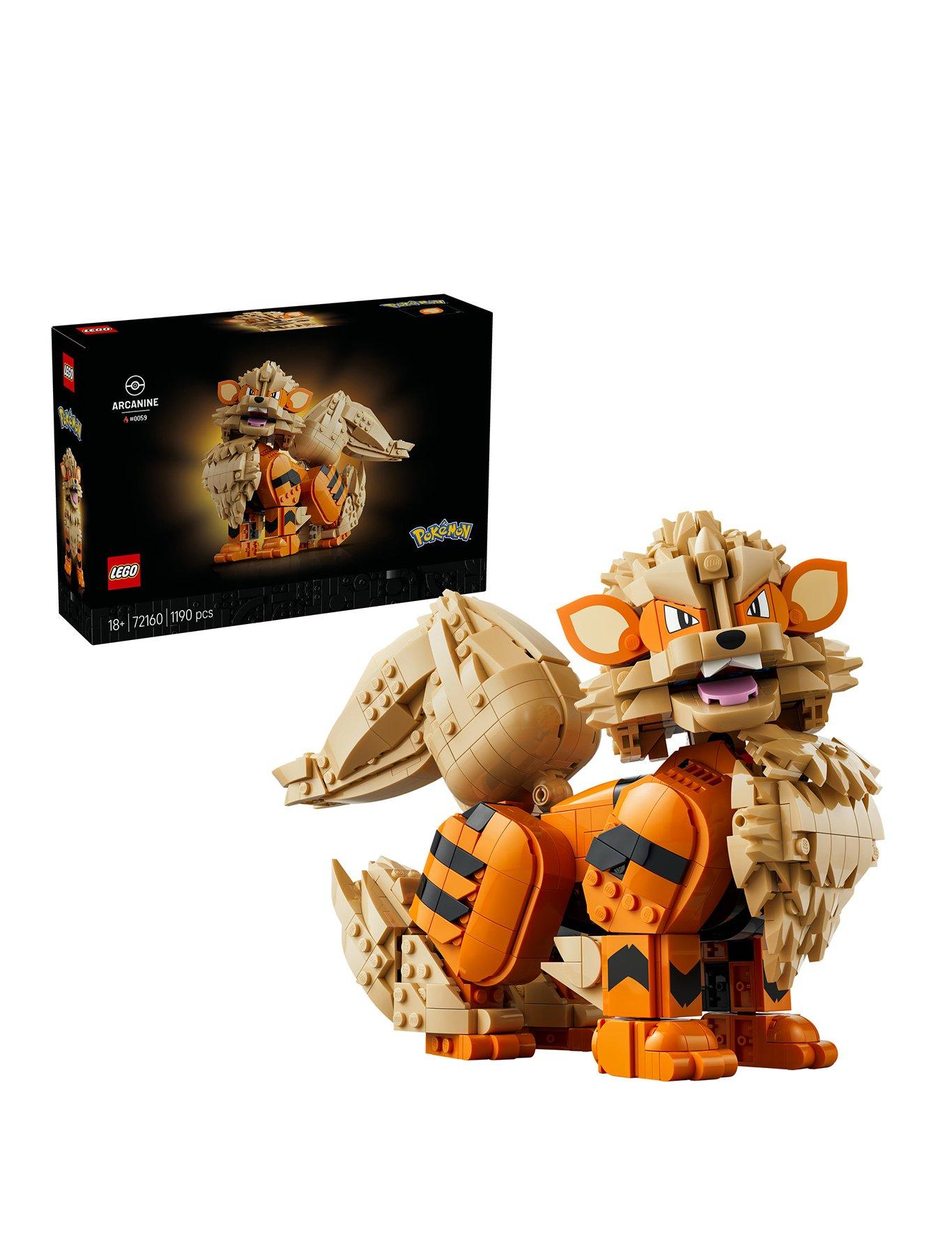 LEGO Arcanine Pokémon Figure Building Set 72160