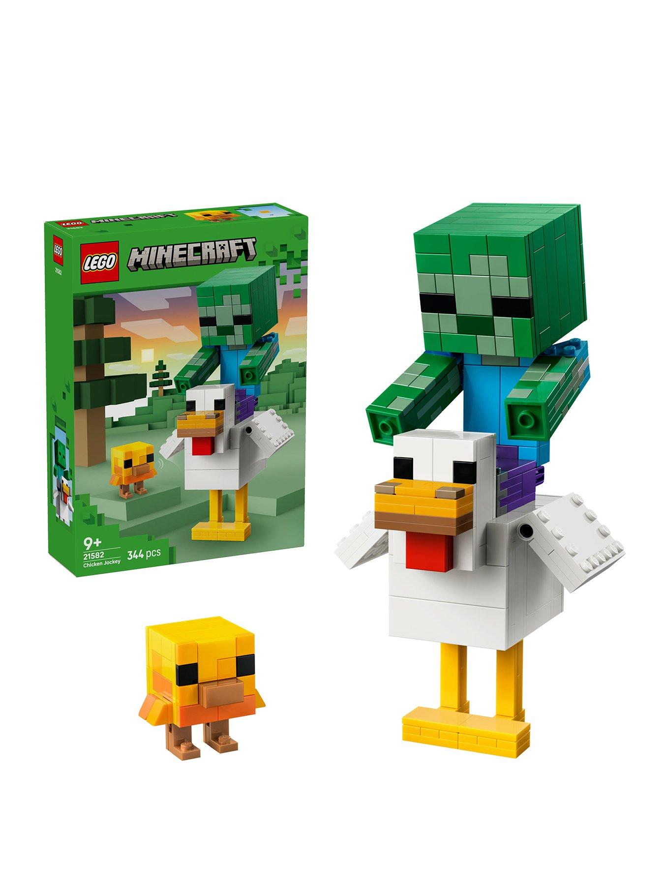 LEGO Minecraft Chicken Jockey Building Toy Decor 21582